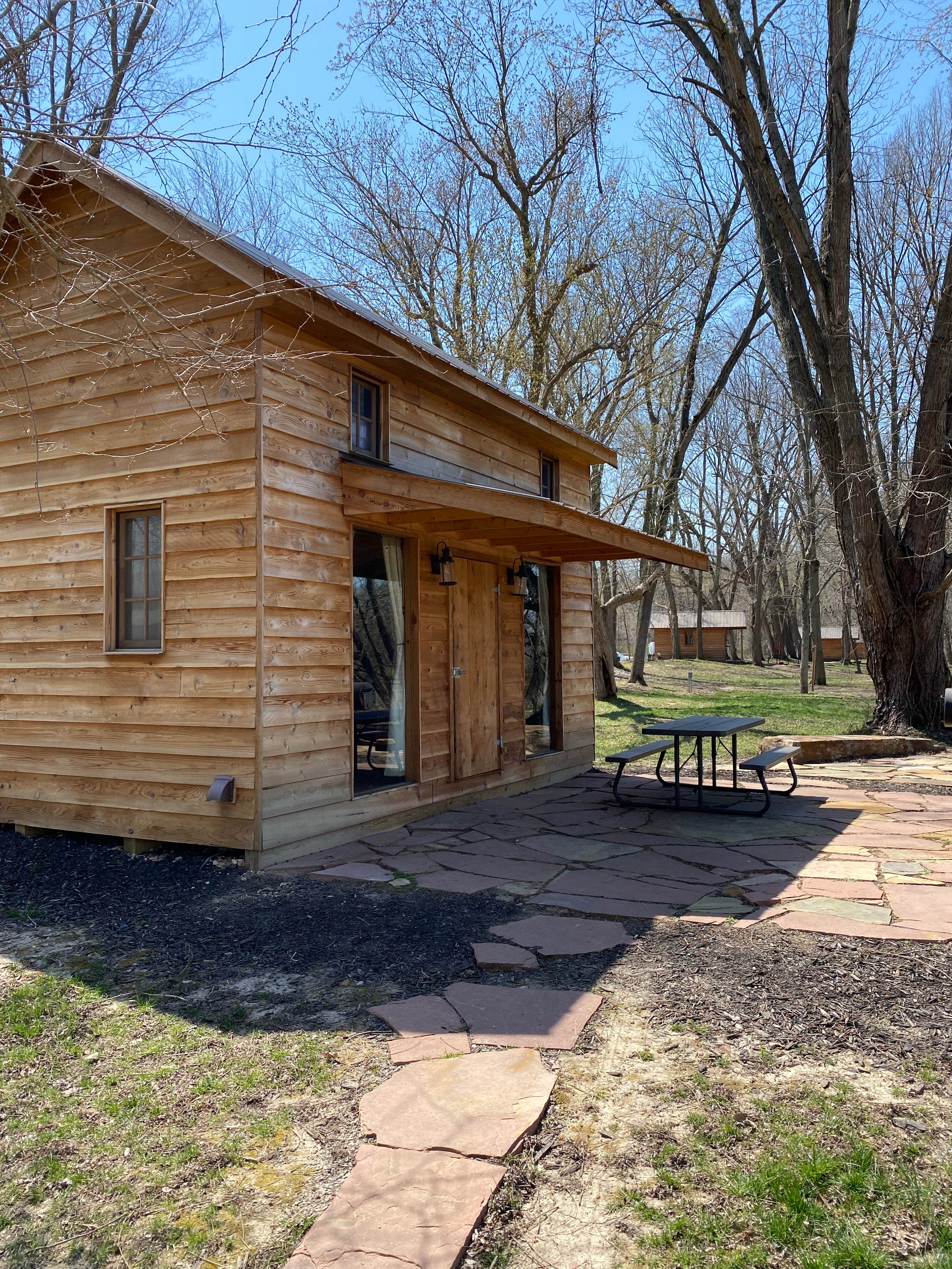 Annie C.'s photo of a cabin at The Meadow Campground & Coffee House near Pittsfield, IL