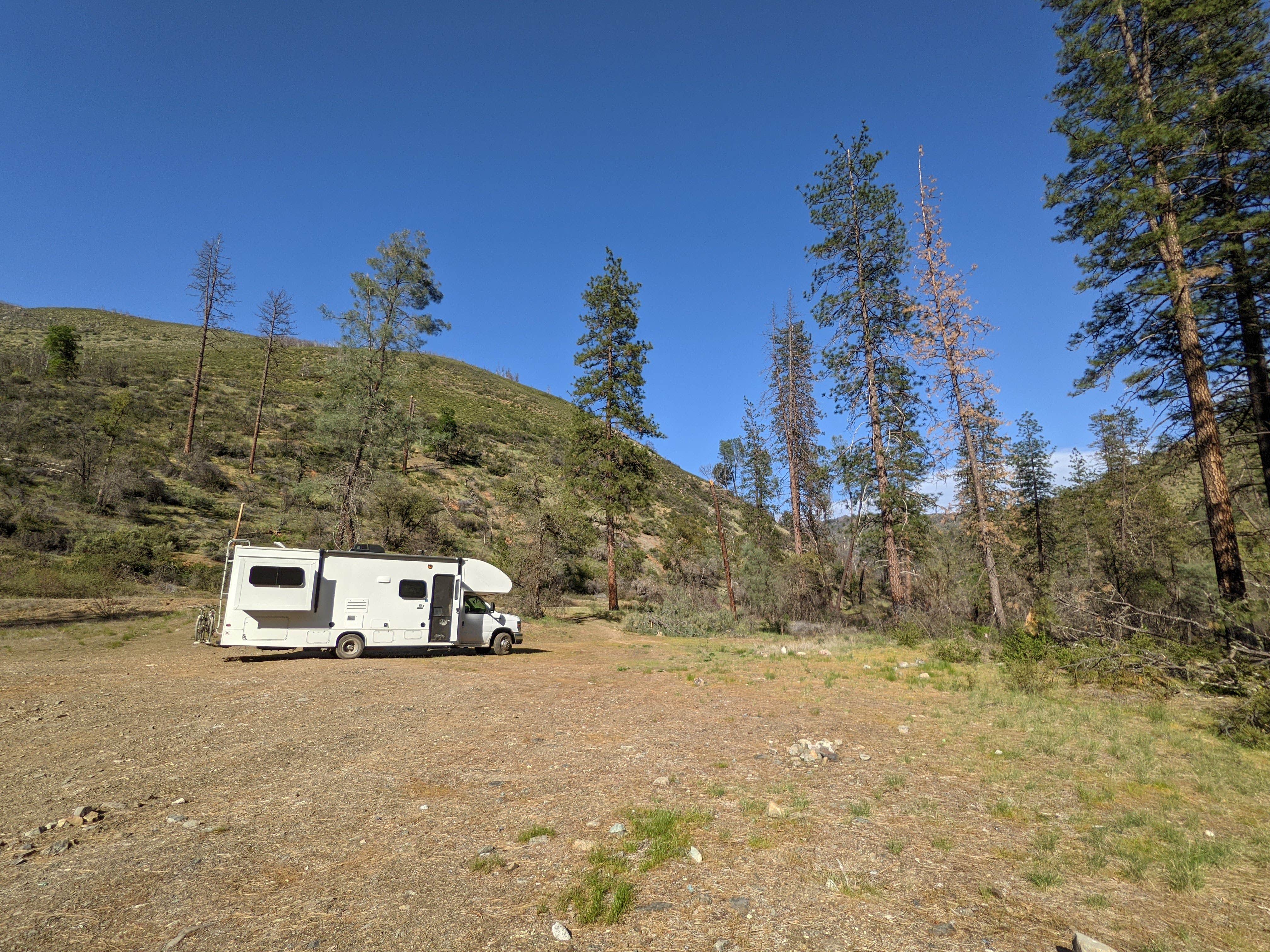 Laura M.'s photo of rv camping at Cline Gulch BLM Dispersed near Whiskeytown, CA