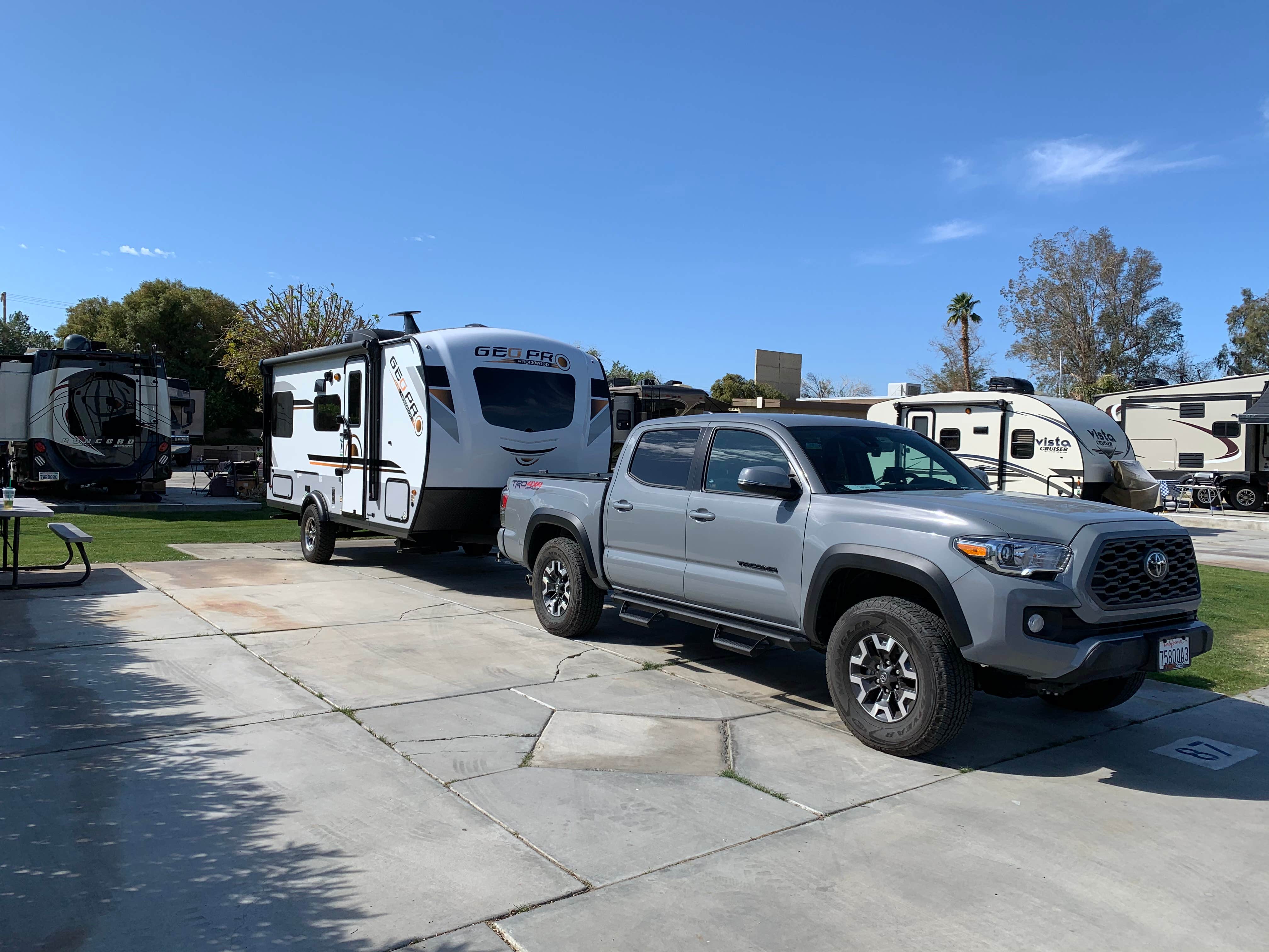 James W.'s photo of rv camping at Shadow Hills RV Resort near Rancho Mirage, CA