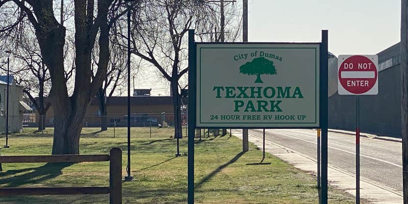 Camper submitted image from Texhoma Park Campground