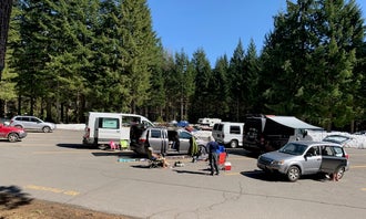 Camping near Lower Falls Campground: Marble Mountain Snopark, Cougar, Washington