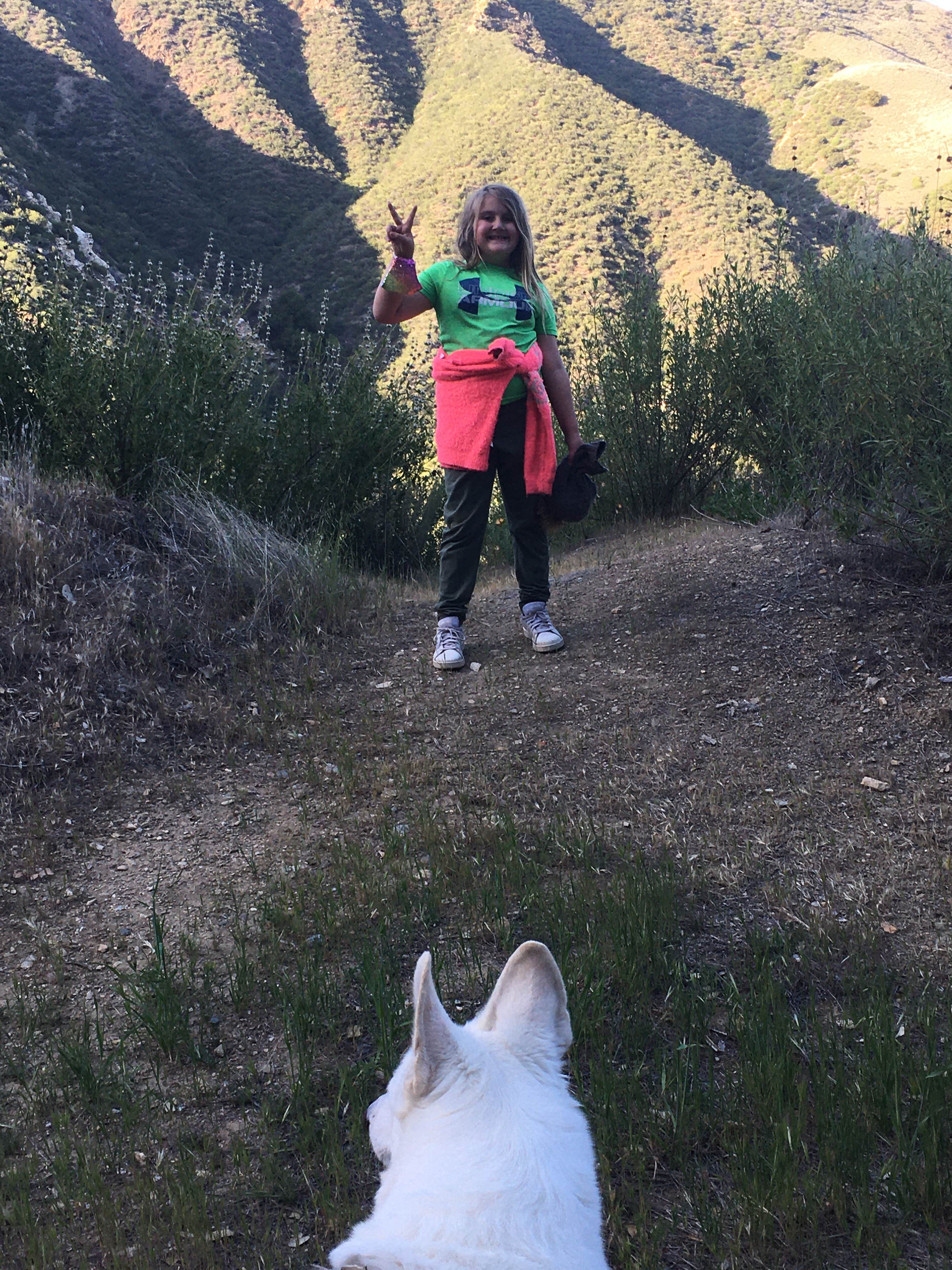 Christina C.'s photo of camping with pets at Arroyo Seco near Carmel Valley Village, CA