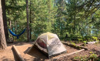 Emma A.'s photo of tent camping at Thunder Point Campground — Ross Lake National Recreation Area near Concrete, WA