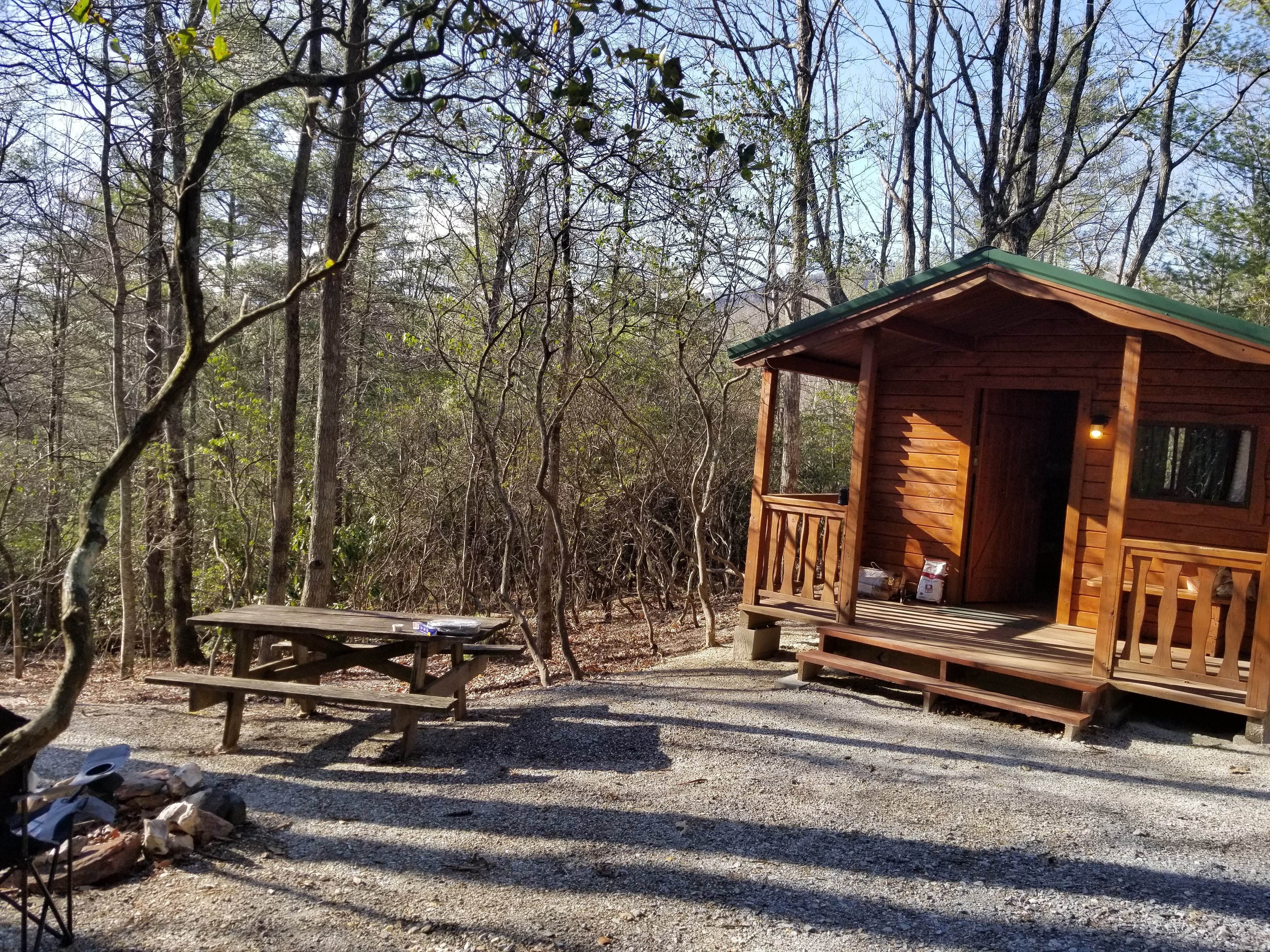 Julie L.'s photo of a cabin at Spacious Skies Bear Den near Newton, NC