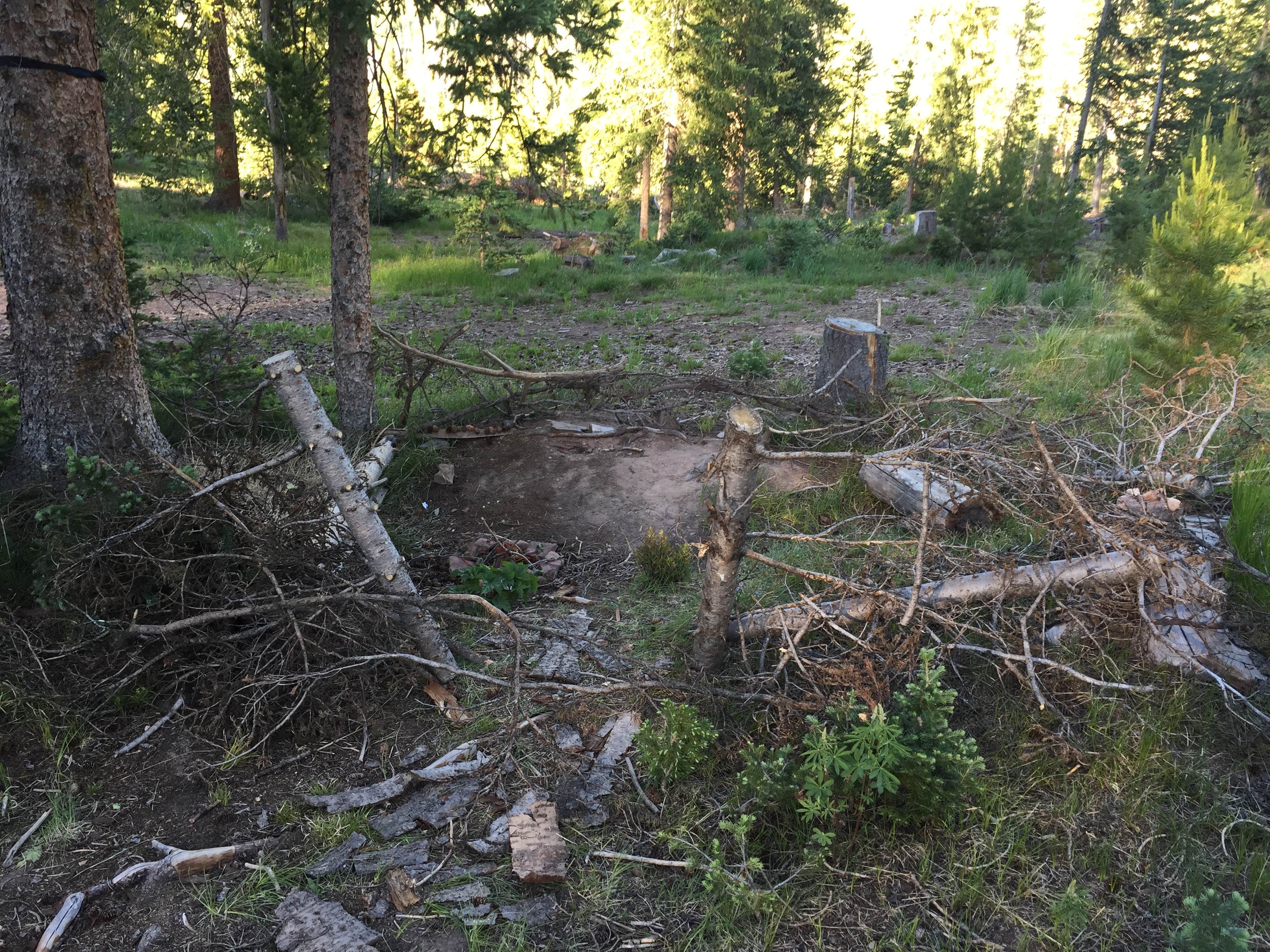 Camper-submitted photo at Routt National Forest Hahns Peak Lake Campground near Steamboat Springs, CO
