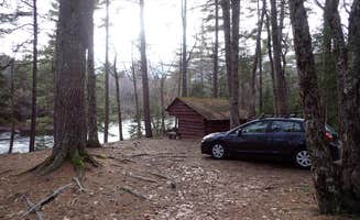 Sarah C.'s photo of a cabin at Machias Rips Campsite near Whiting, ME