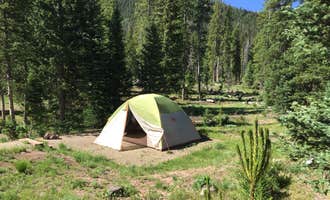 Camping near Middle Fork Campground: Routt National Forest Hahns Peak Lake Campground, Clark, Colorado