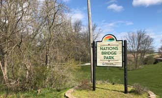 Camping near Des Moines West KOA Holiday: Nations Bridge Park, Stuart, Iowa