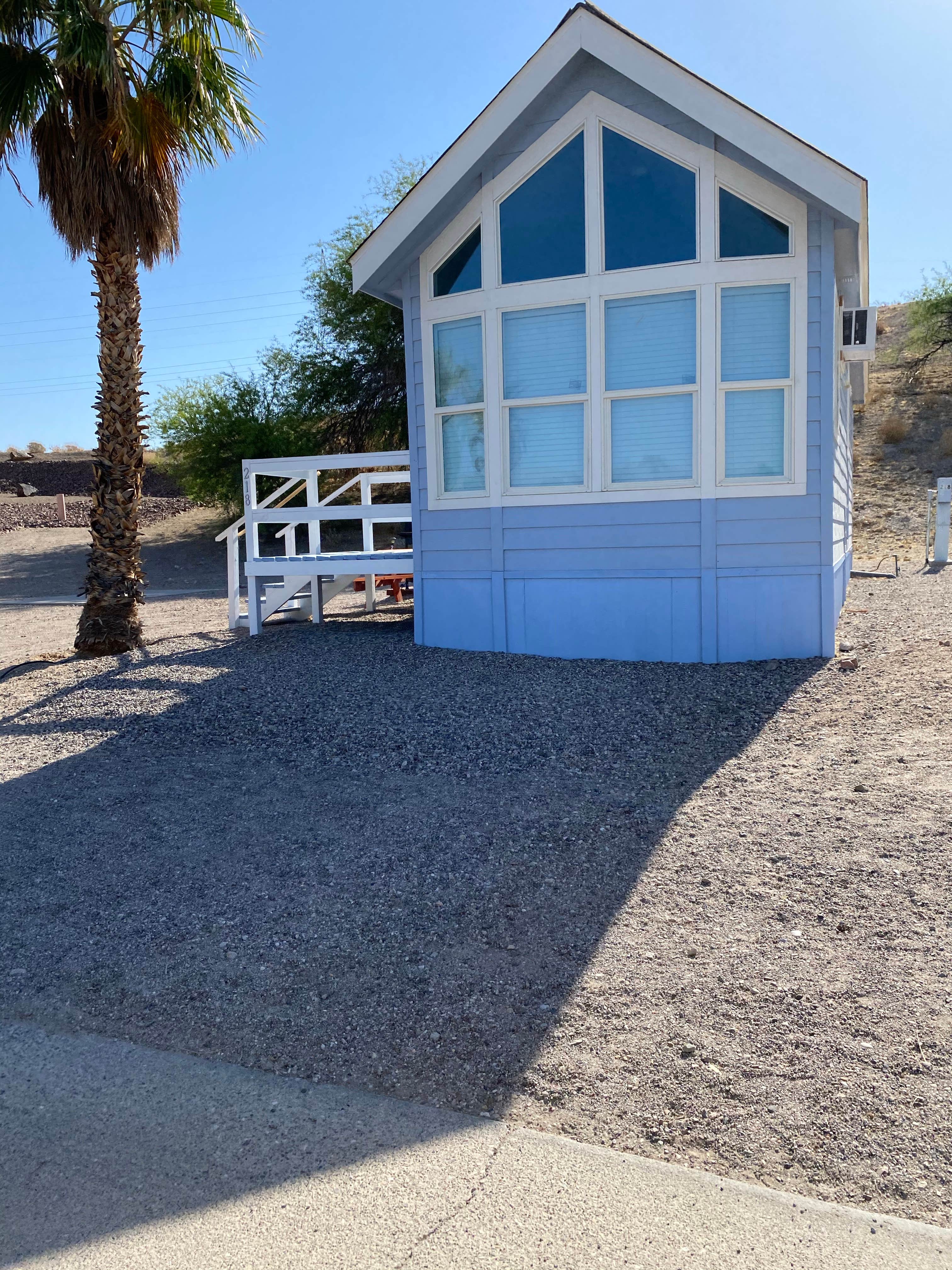 Brittney  C.'s photo of glamping accommodations at Ridgeview RV Resort near Nipton, CA