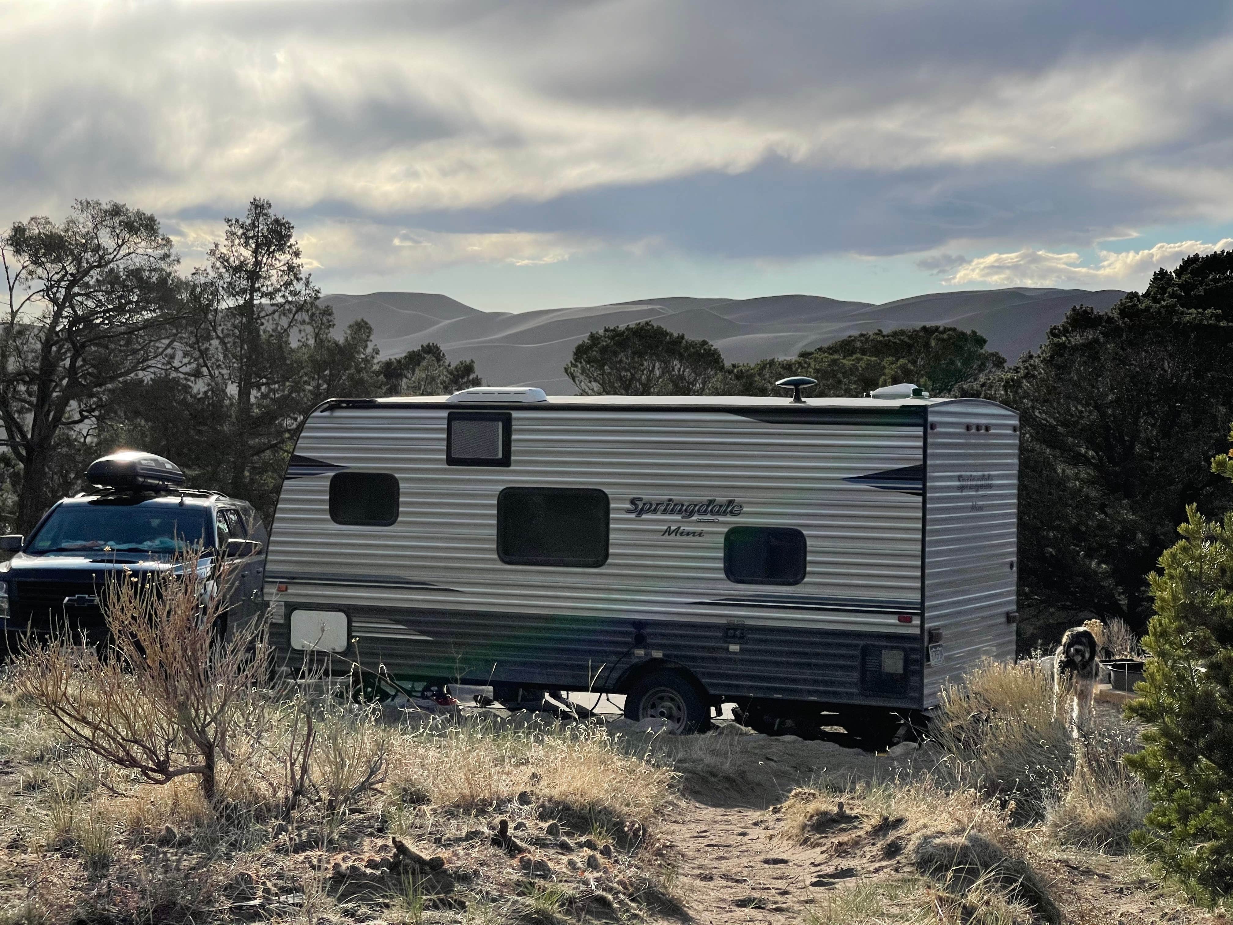 Kelsey C.'s photo of rv camping at Pinon Flats Campground — Great Sand Dunes National Park near Rye, CO