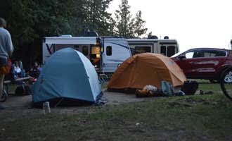 Camping near Castle Rock Lakeview Campground: Tee Pee Campground, Mackinaw City, Michigan