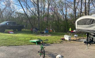 Elana C.'s photo of camping with pets at Caesar Creek State Park Campground in Ohio