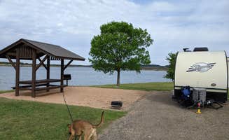 Laura F.'s photo of camping with pets at COE Stillhouse Hollow Lake Dana Peak Park near Lampasas, TX