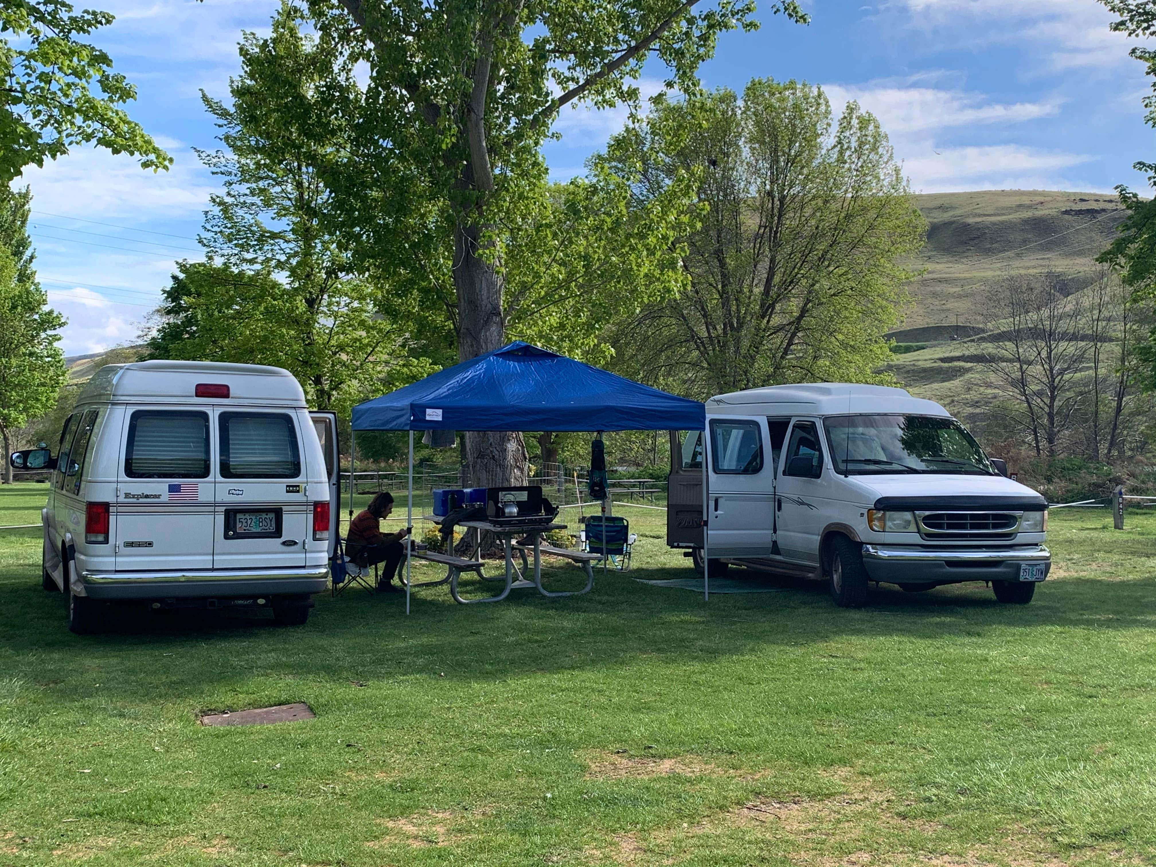 Jennifer J.'s photo of rv camping at Deschutes River State Recreation Area near Mikkalo, OR