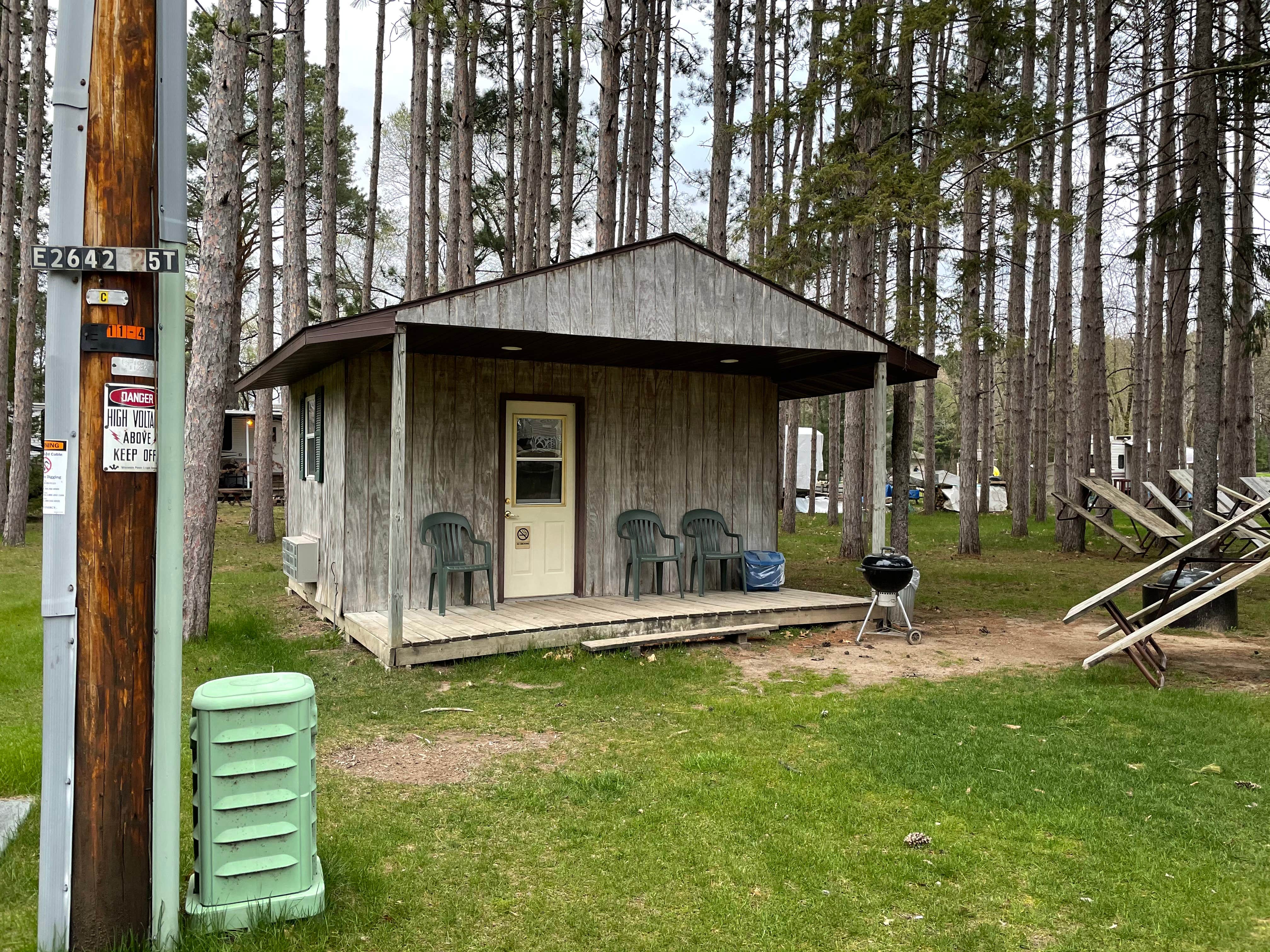 Kim L.'s photo of glamping accommodations at Buffalo Lake Camping Resort near Waupun, WI