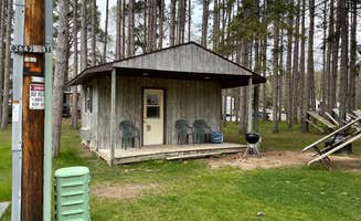 Kim L.'s photo of glamping accommodations at Buffalo Lake Camping Resort near Wisconsin Rapids, WI