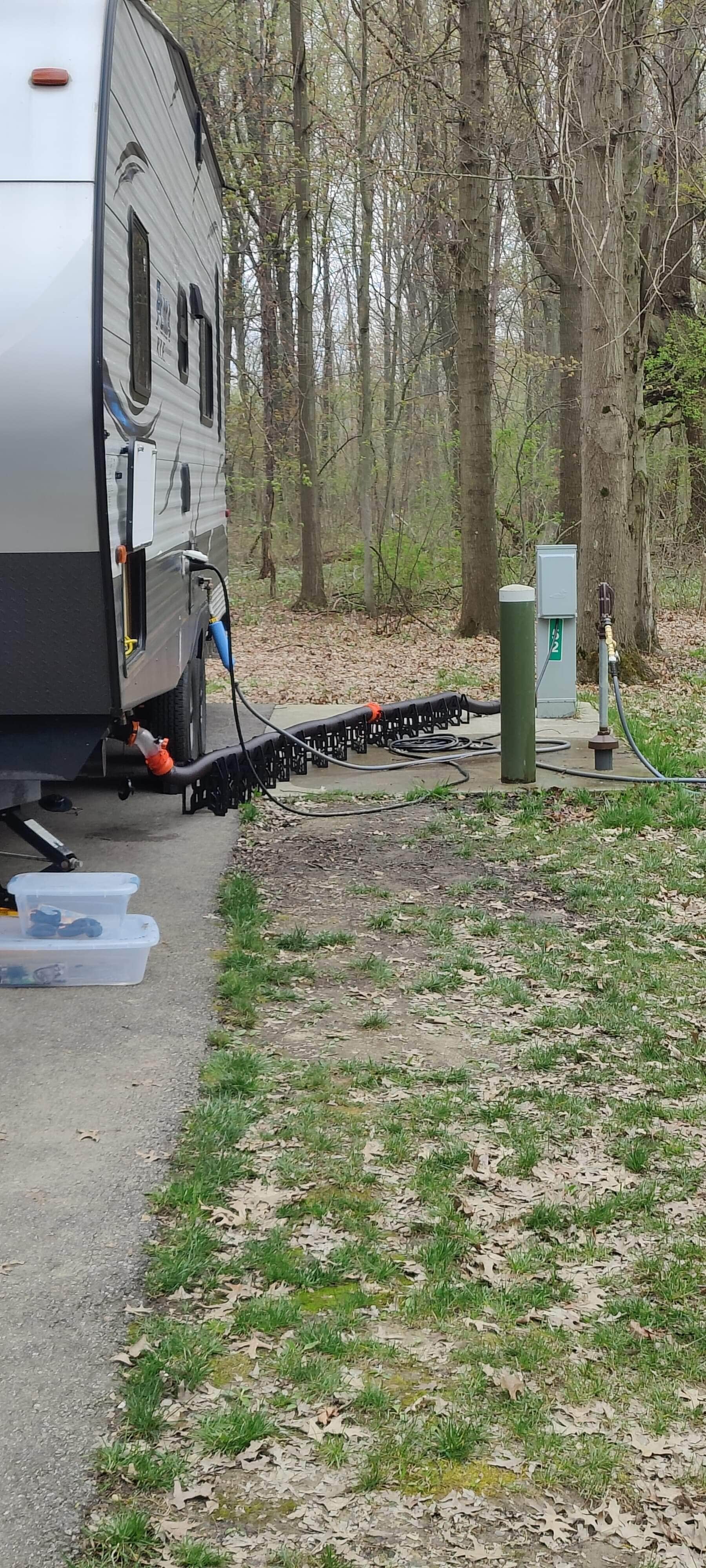 Korinne K.'s photo of rv camping at Geneva State Park Campground near Geneva-on-the-Lake, OH
