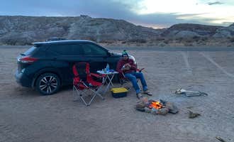 Camping near Fremont Granary Site: BLM Mix Pad Dispersed - Cathedral Valley, Capitol Reef National Park, Utah