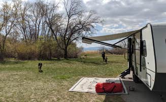 Ben	 H.'s photo of camping with pets at Cottonwood Campground — Willard Bay State Park near Hooper, UT