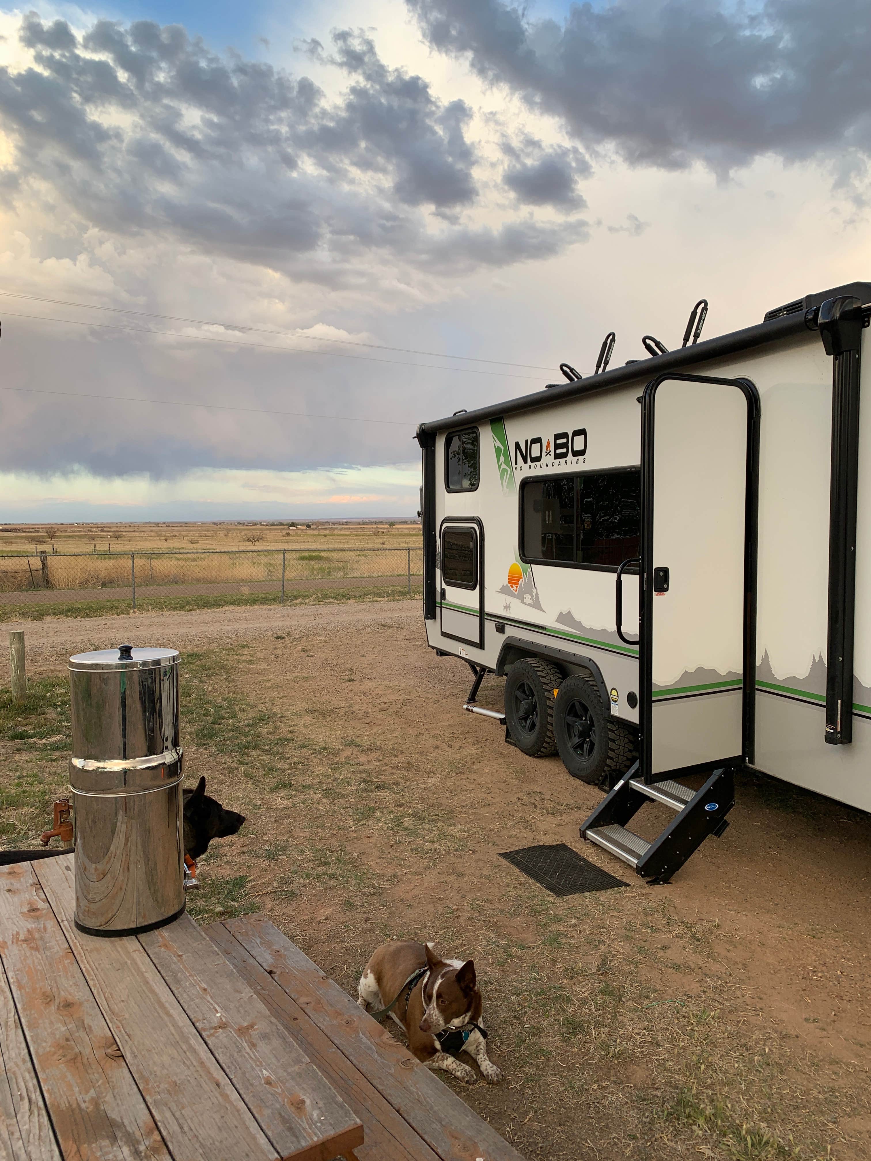Chris H.'s photo of camping with pets at Tucumcari KOA near Tucumcari, NM