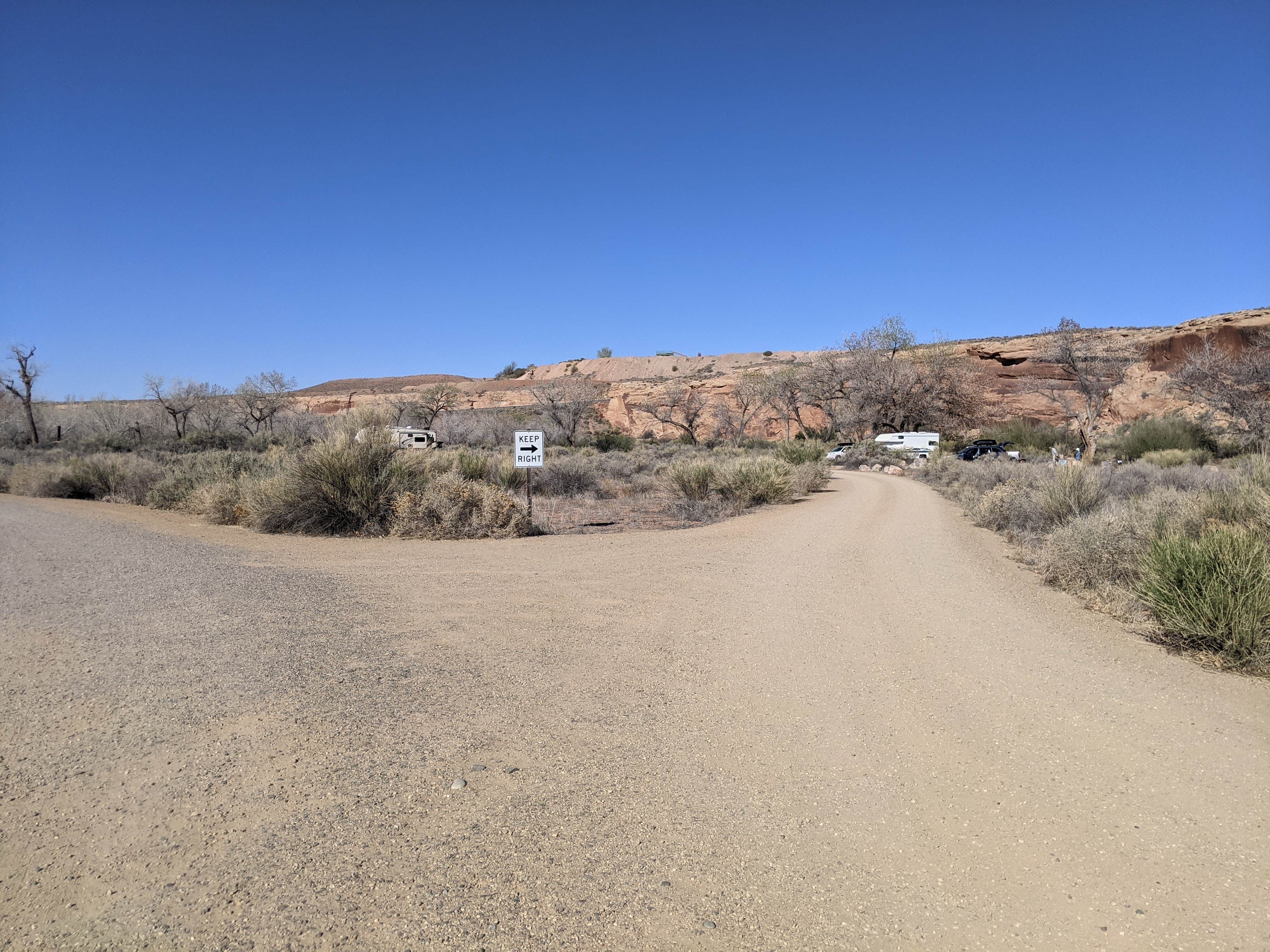 Camper submitted image from Sand Island BLM Campground Group sites Boat Launch - 2