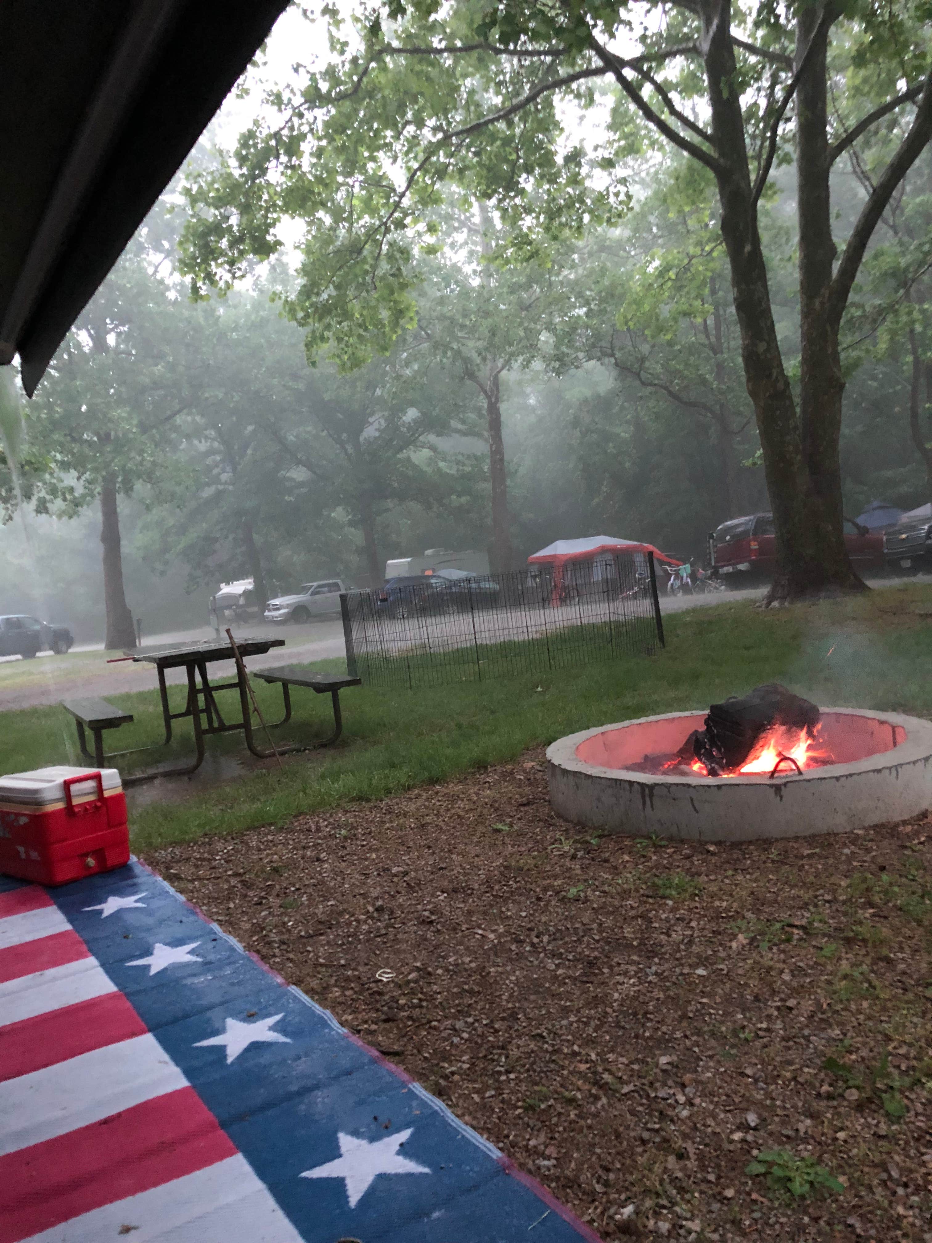 Camper submitted image from Weldon Springs State Park Campground - 2