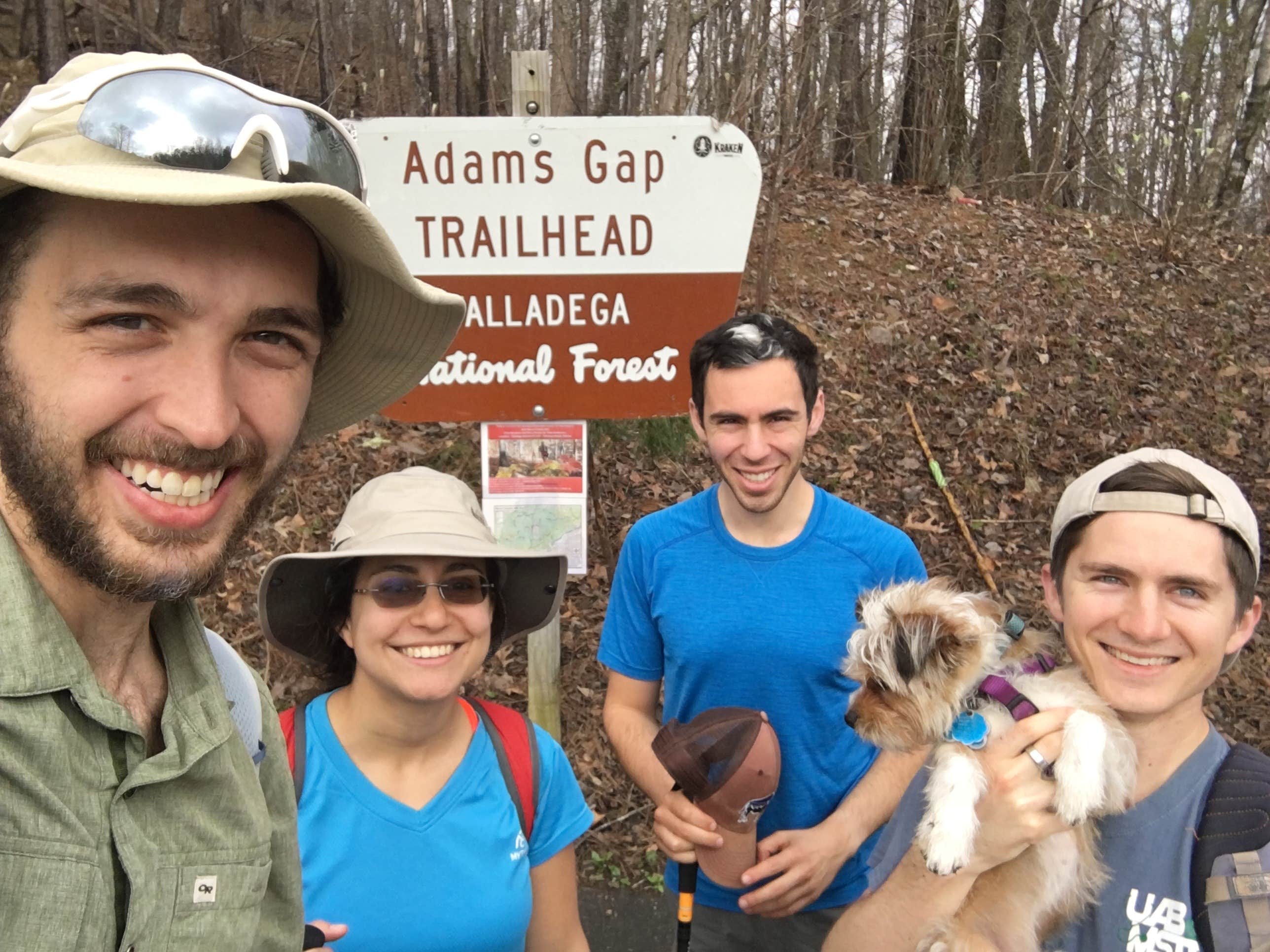 Asher K.'s photo of camping with pets at Skyway Loop Campgrounds near Southern Trailhead near Sylacauga, AL