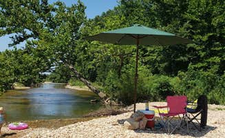 Michelle F.'s photo of tent camping at Four Creeks Ranch Campground near Bismarck, MO