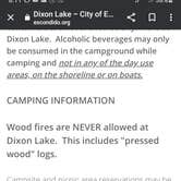 Review photo of Dixon Lake Campground by Cassie O., April 27, 2021