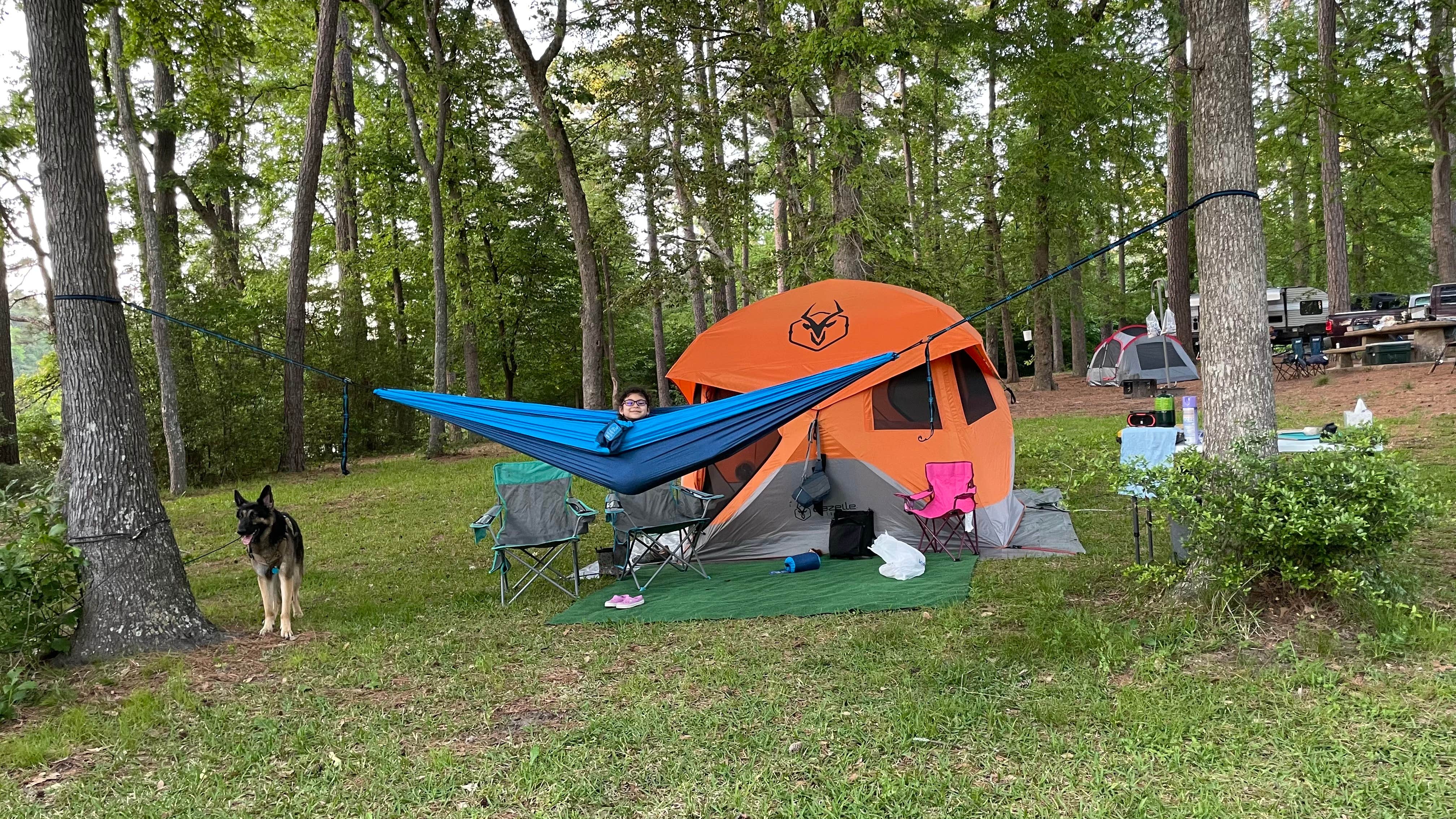 Tatiana  C.'s photo of tent camping at Huntsville State Park Campground near New Caney, TX