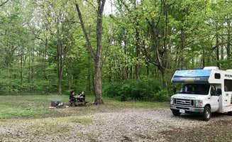 Allie F.'s photo of rv camping at Harmonie State Park Campground near Maunie, IL