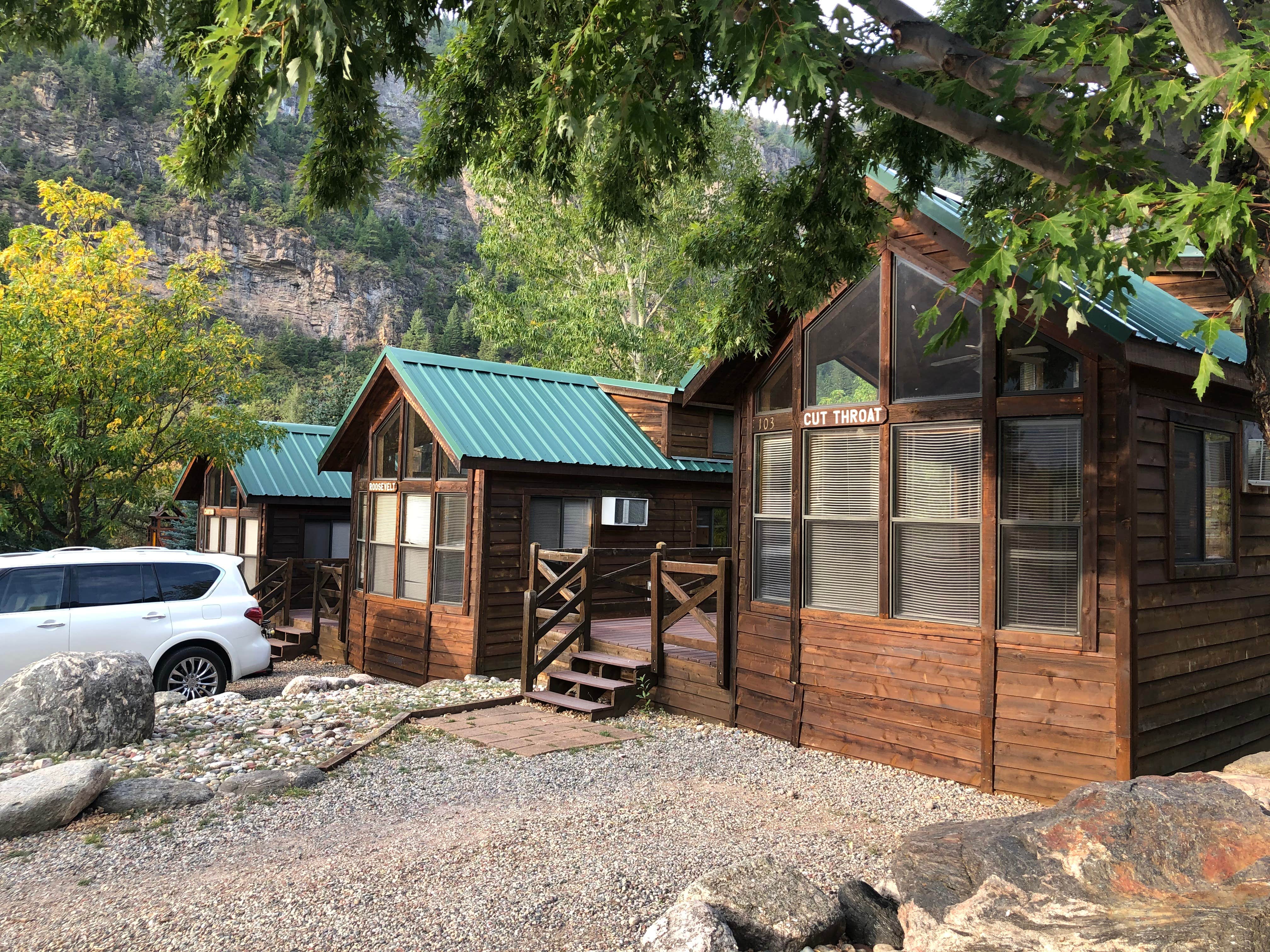 Lee D.'s photo of glamping accommodations at Glenwood Canyon Resort near Minturn, CO