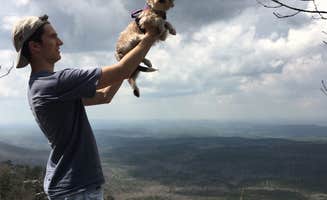 Asher K.'s photo of camping with pets at Small Skyway Loop Campground near Dadeville, AL