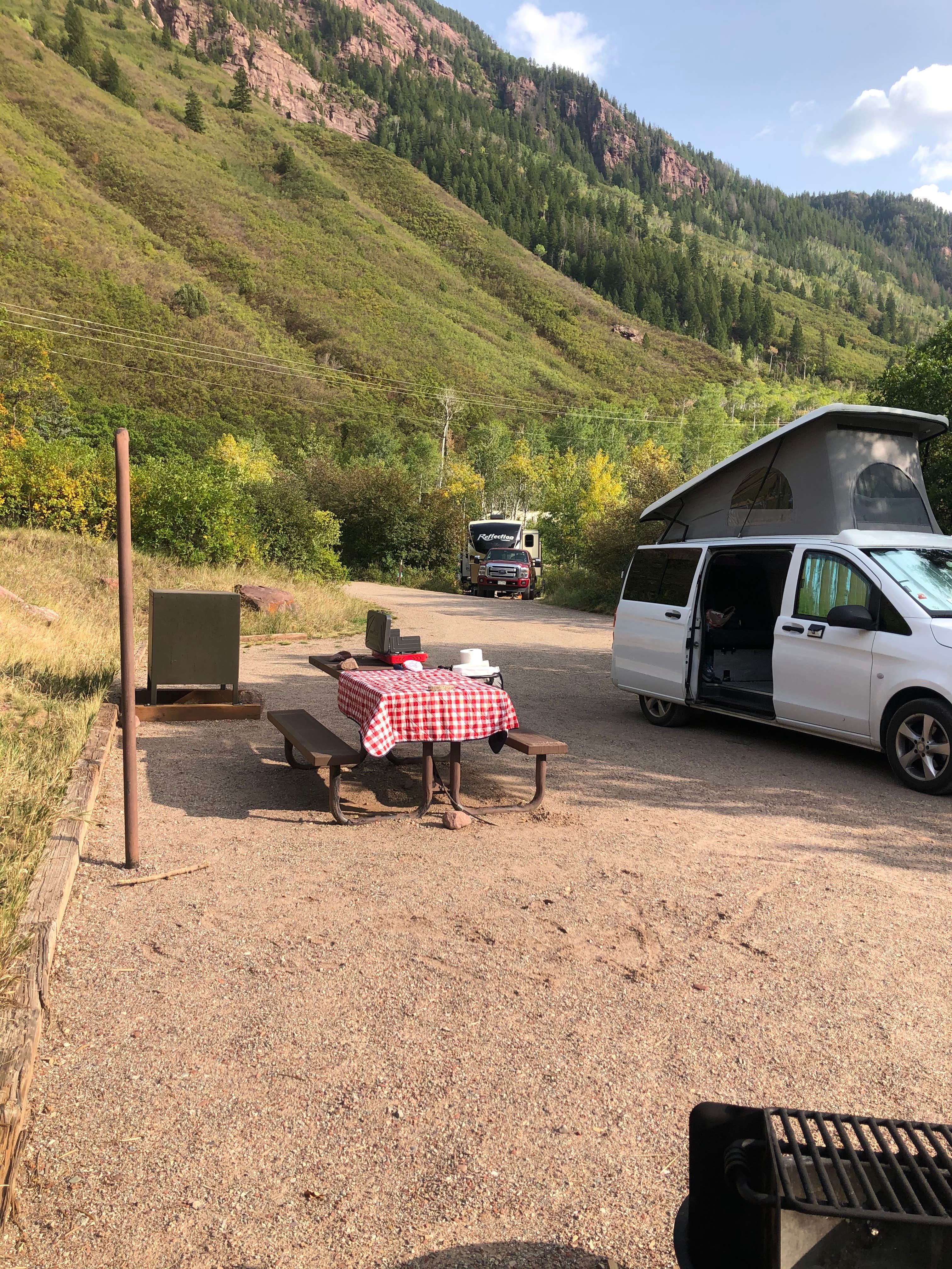 Lee D.'s photo of rv camping at Redstone White River National Forest near Basalt, CO