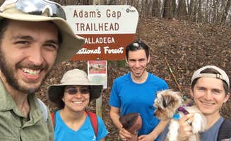 Asher K.'s photo of camping with pets at Skyway Loop Backcountry near Cropwell, AL