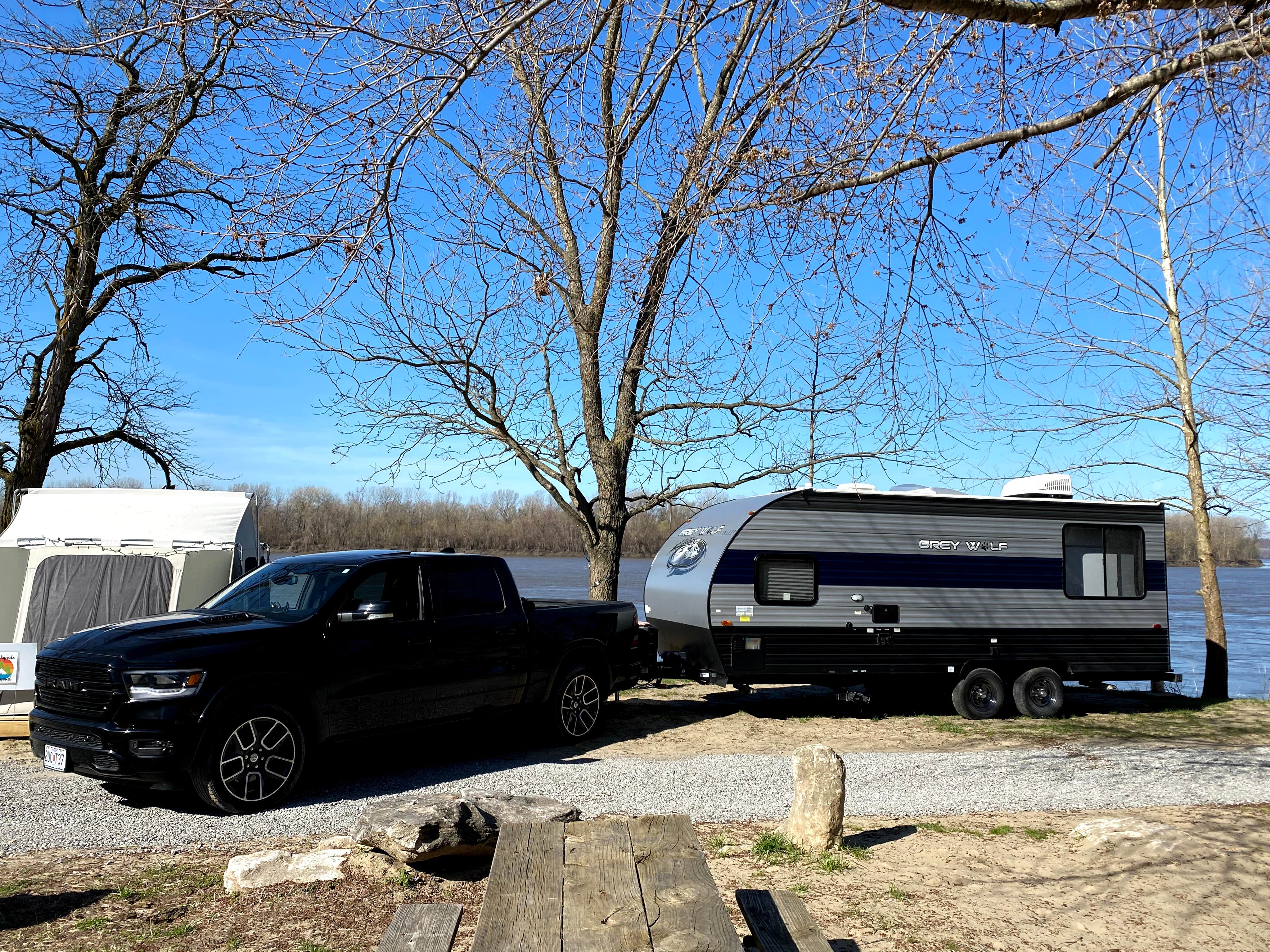 Jim K.'s photo of rv camping at Cooper’s Landing Campgrounds and Marina near Kingdom City, MO