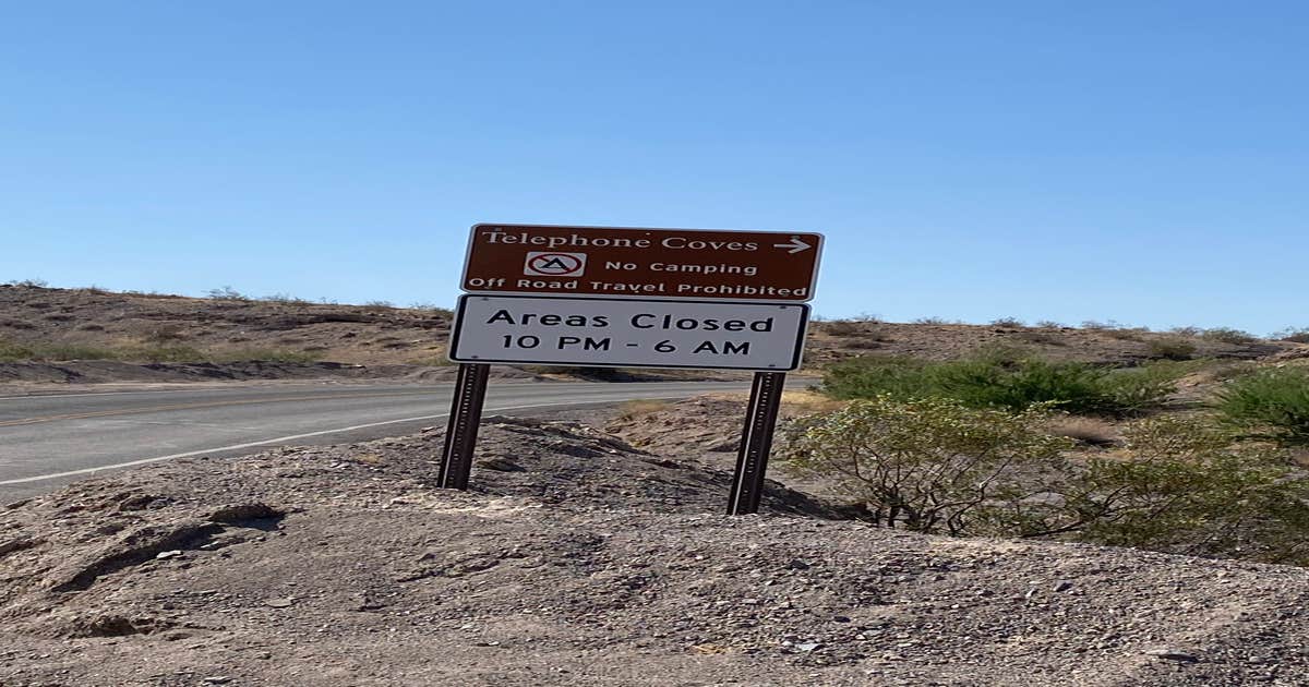 Lake Mohave - North Telephone Cove Camping 