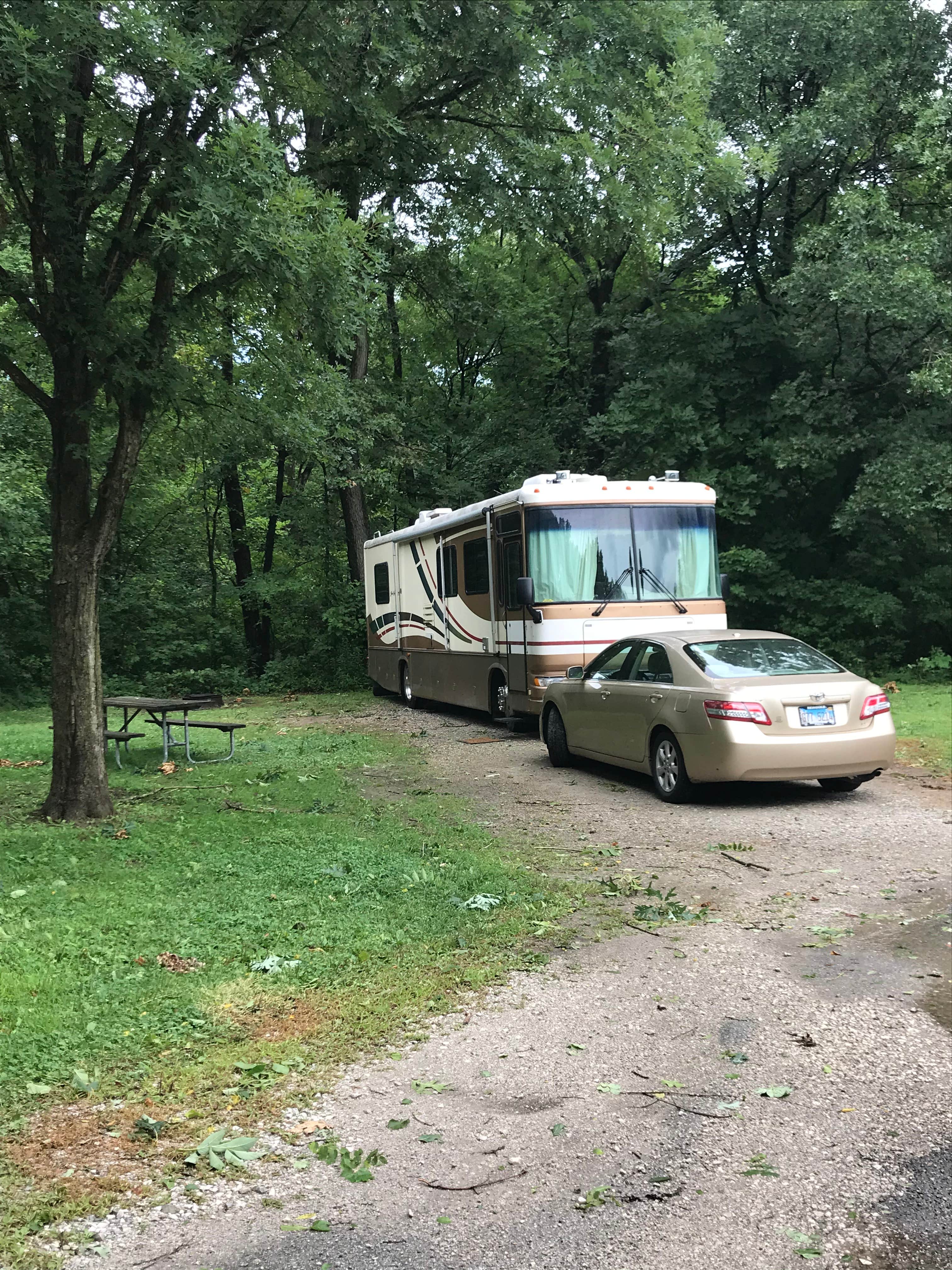 Julie's photo of rv camping at Riverview Campground - Loud Thunder Forest Preserve near Sperry, IA
