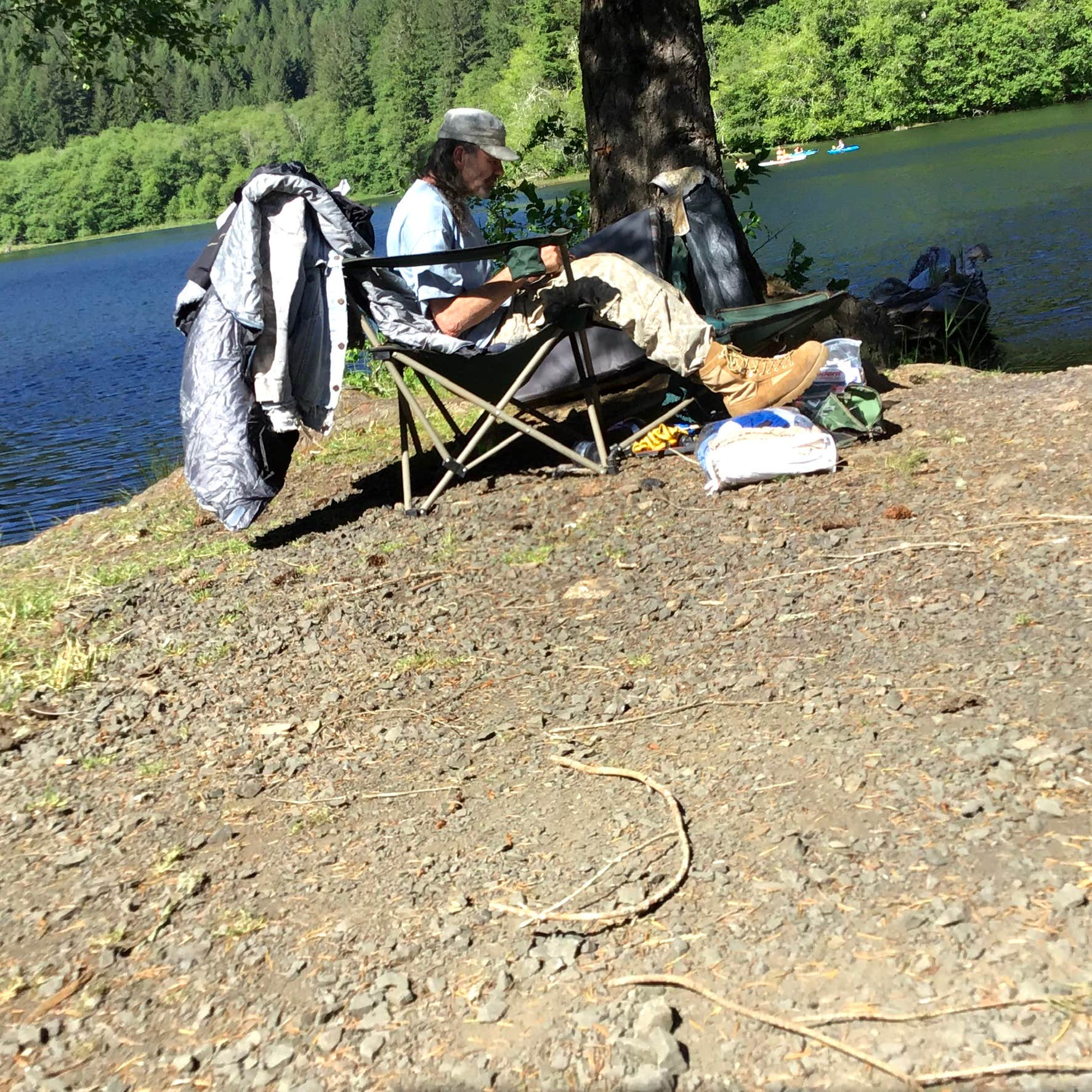 Camper-submitted photo at Hult Pond near Florence, OR