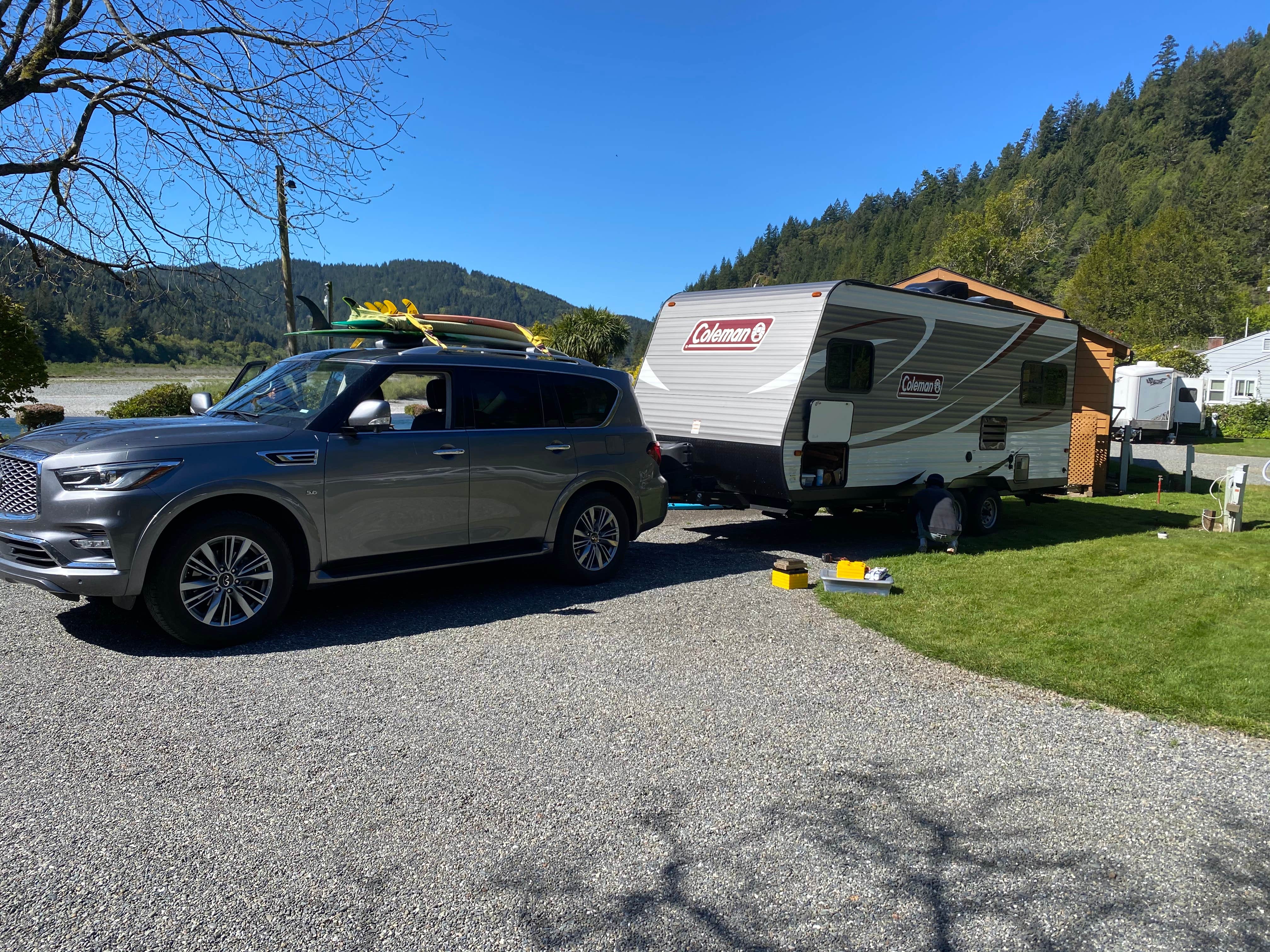 Samuel N.'s photo of rv camping at Four Seasons RV Resort near Agness, OR