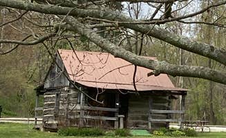 Darrel and Mary W.'s photo of glamping accommodations at Barkcamp State Park Campground near Bowerston, OH
