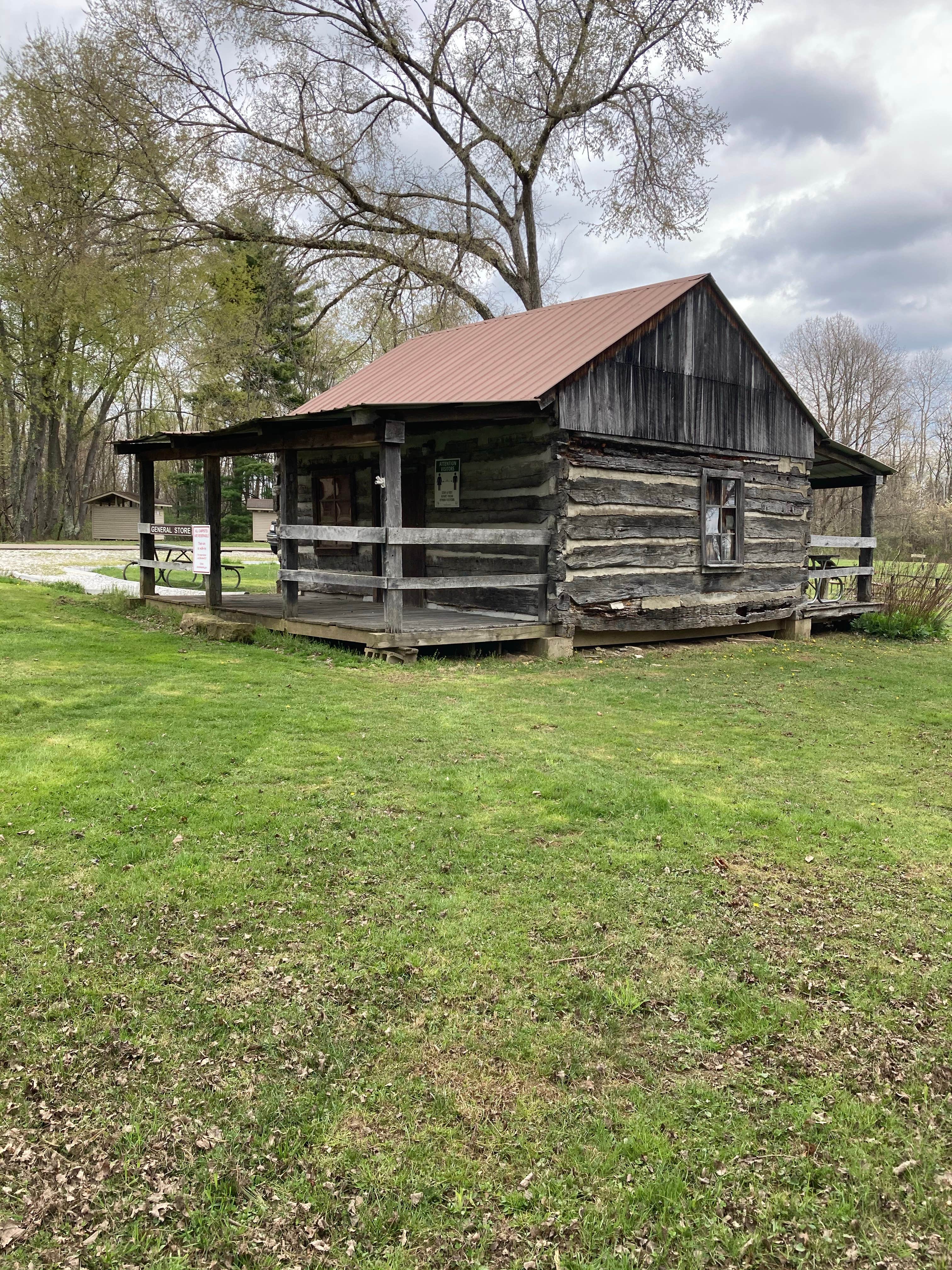 Darrel and Mary W.'s photo of glamping accommodations at Barkcamp State Park Campground near St. Marys, WV