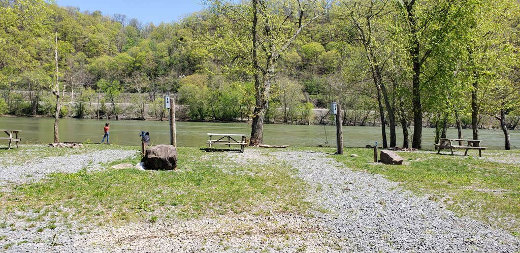 Camping near Bull Falls Campground — Bluestone Lake Wildlife Management Area: Berrys Campground, Hinton, West Virginia