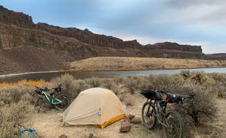 Emma A.'s photo of a dispersed camping area at Ancient & Dusty Lake Trailhead near Yakima, WA