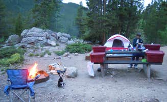 Lise F.'s photo of tent camping at Aspen Meadows Campground — Golden Gate Canyon near Evergreen, CO