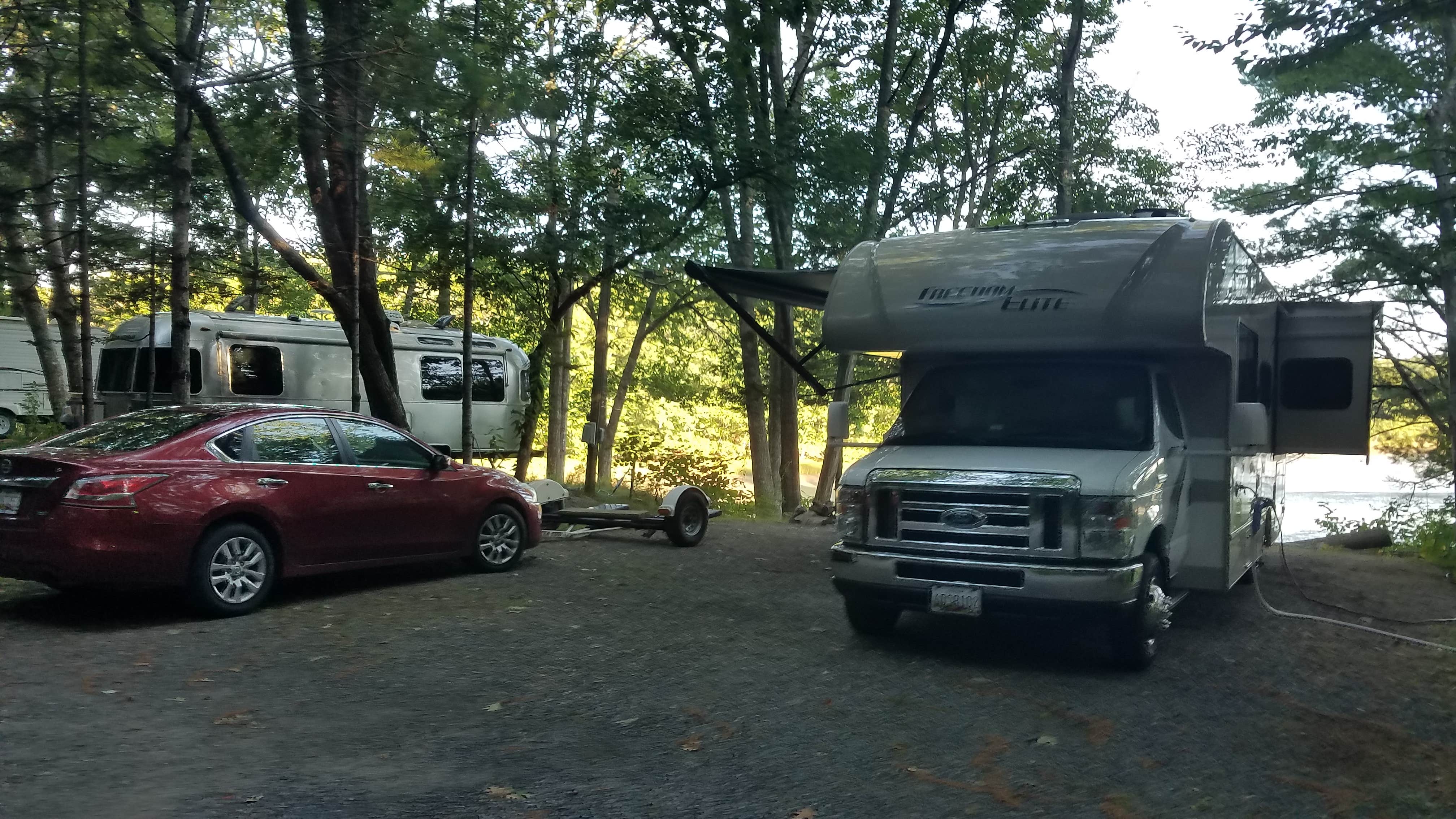 Nancy W.'s photo of rv camping at Shore Hills Campground & RV Park near Southport, ME
