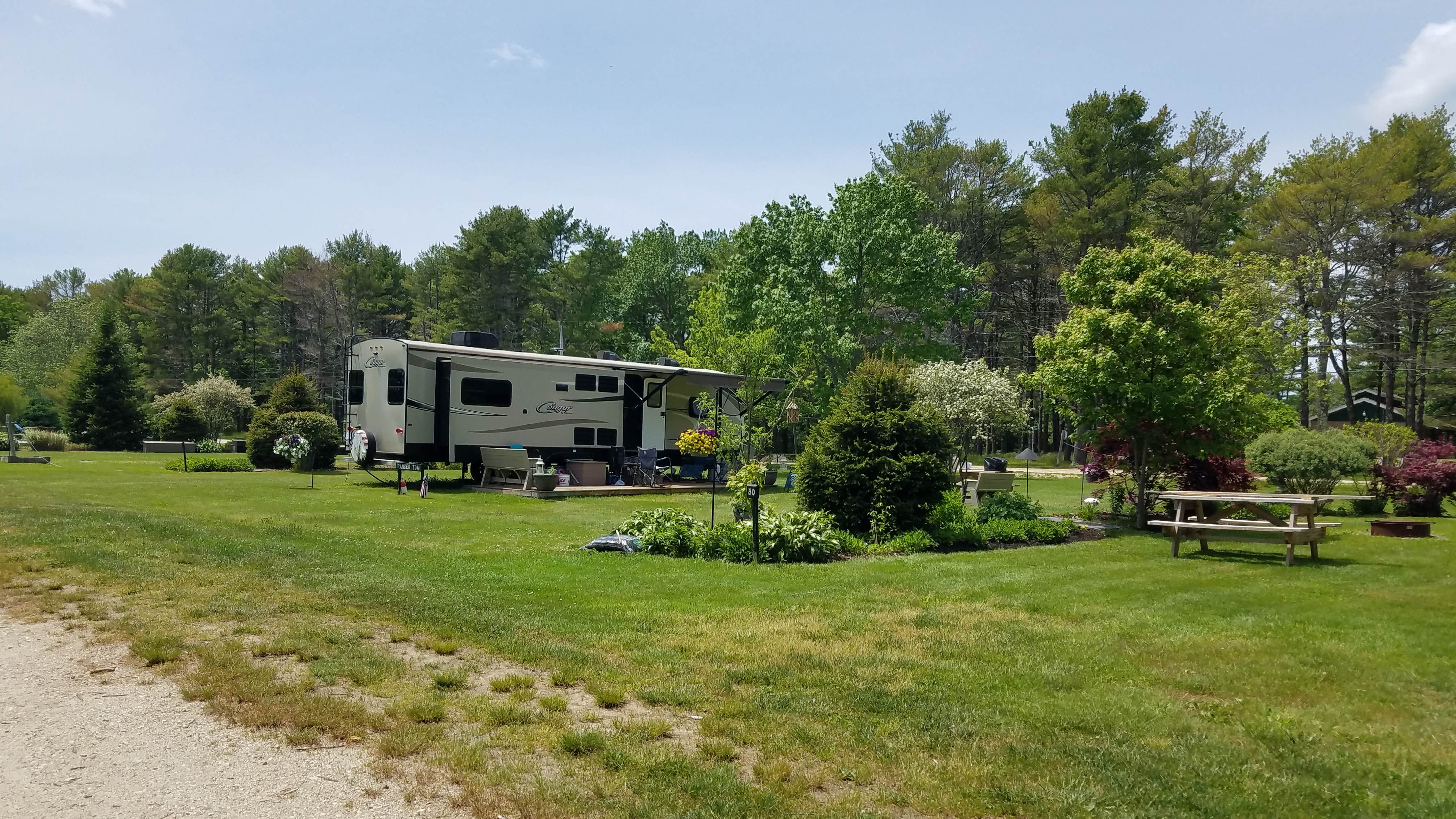 Nancy W.'s photo of rv camping at Winslow Park And Campground near Pownal, ME
