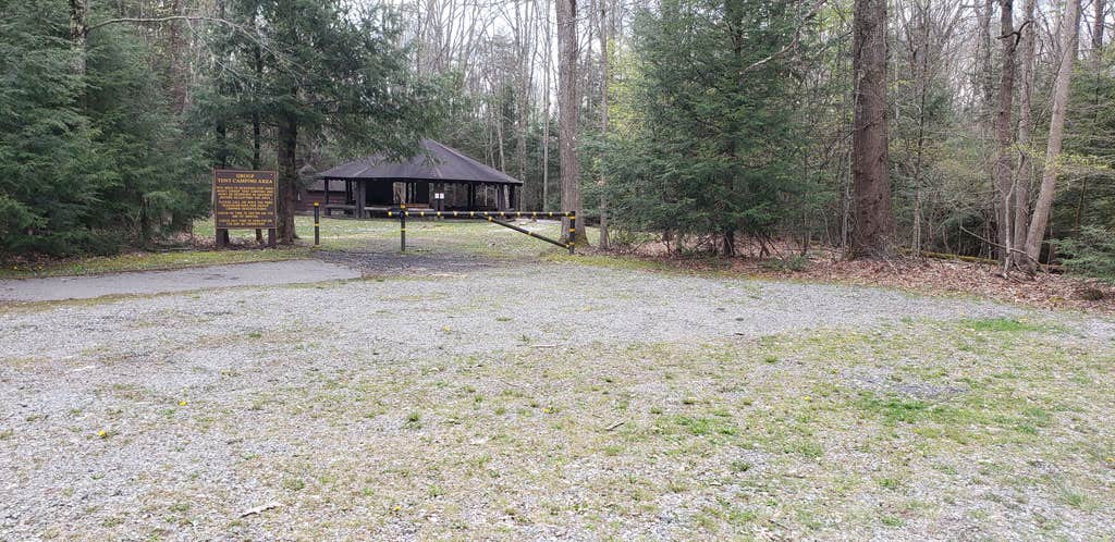 Jean C.'s photo of a cabin at Babcock State Park Campground near Pipestem, WV