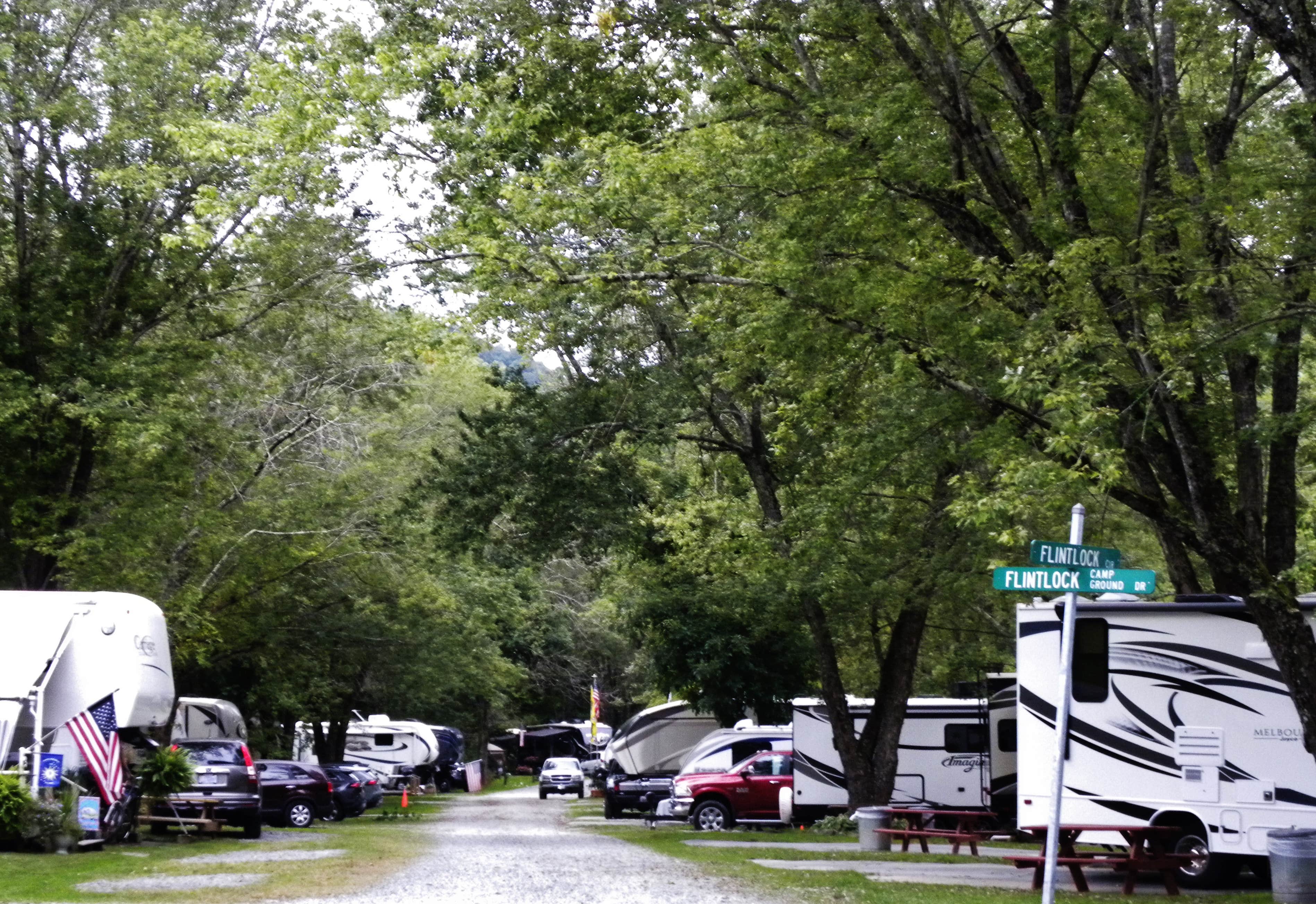 Myron C.'s photo of rv camping at Flintlock Campground near Boone, NC