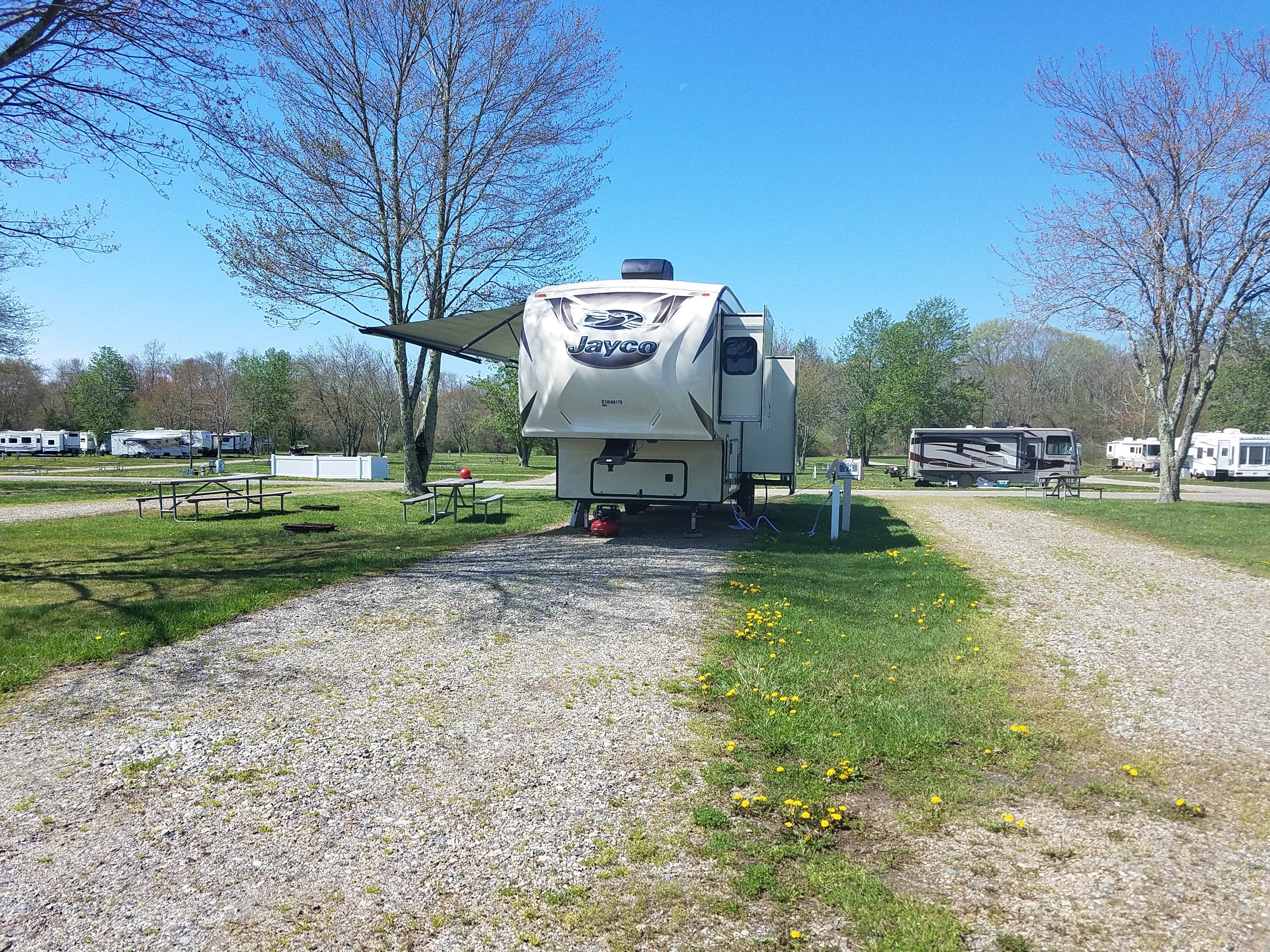 Nancy W.&#x27;s photo of rv camping at Sun Outdoors Mystic near West Warwick, RI